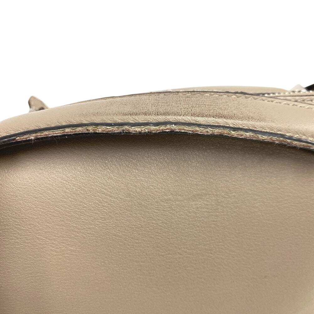 FENDI Handbag 8BL146 leather beige By the way