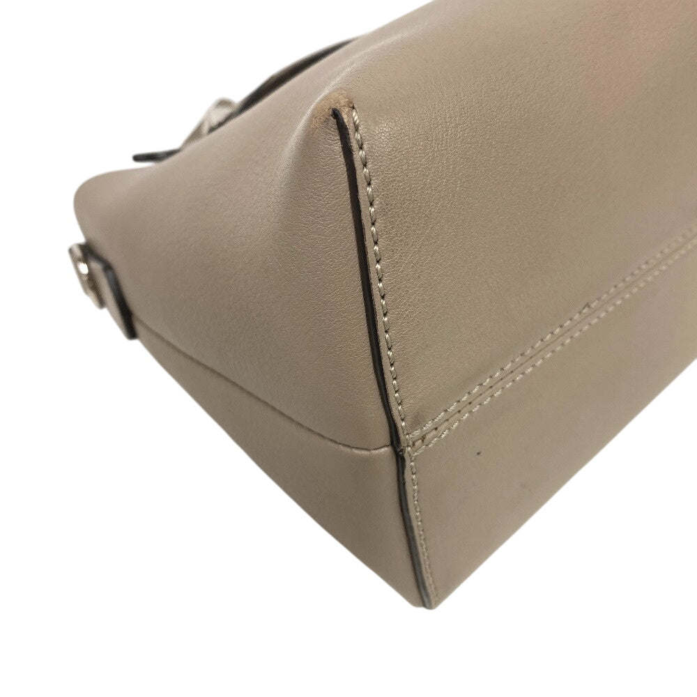 FENDI Handbag 8BL146 leather beige By the way
