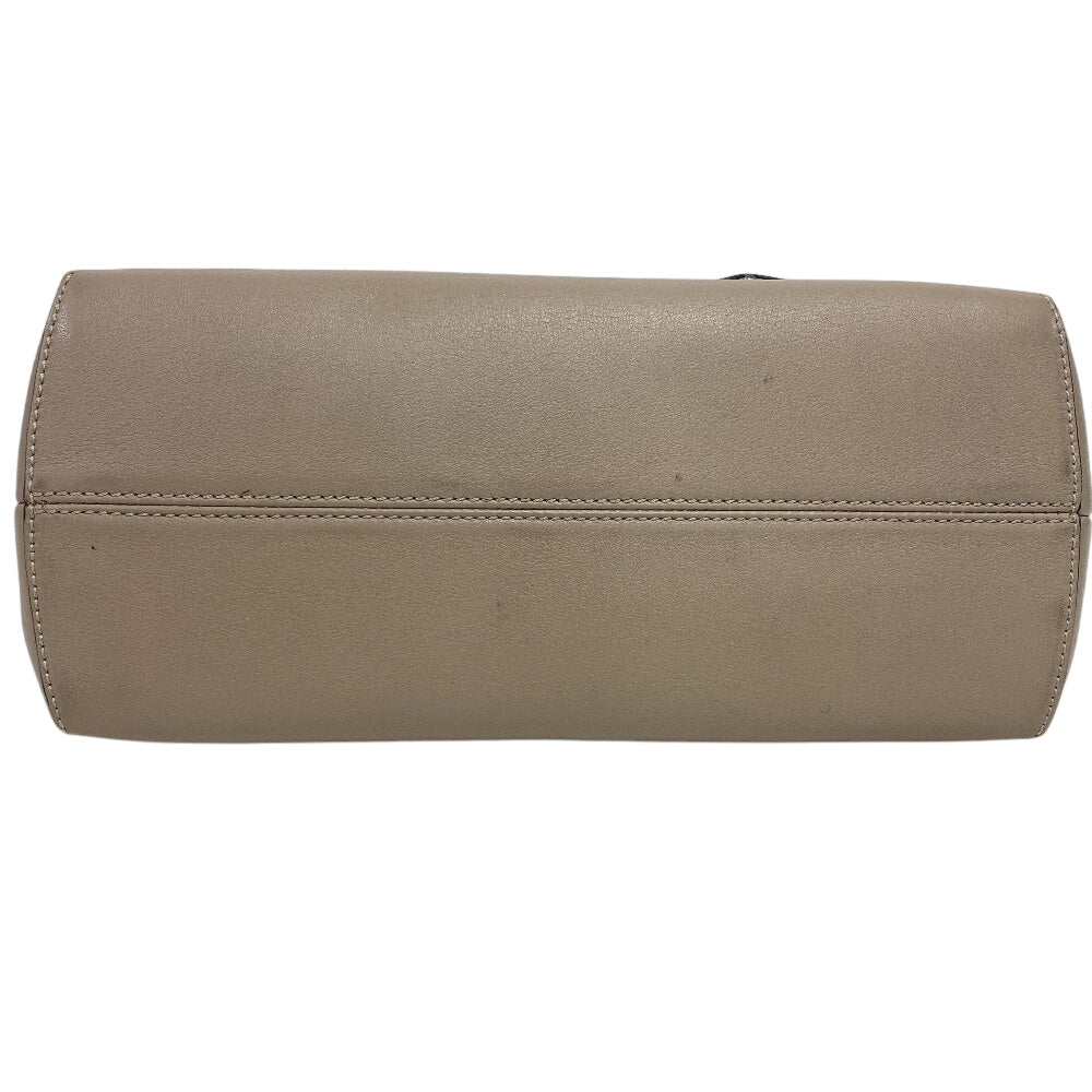 FENDI Handbag 8BL146 leather beige By the way