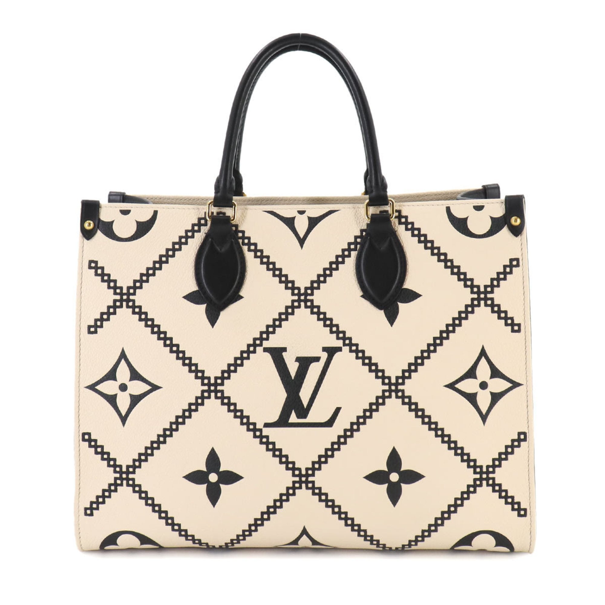 Louis Vuitton Onthego Leather Shoulder Bag ()
