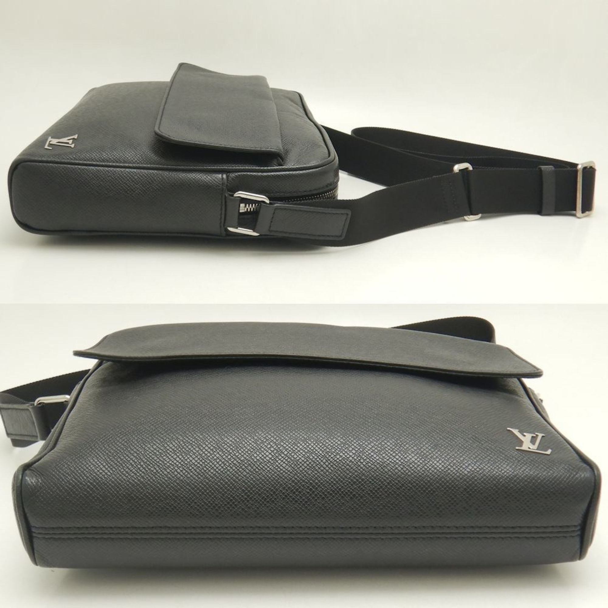 Louis Vuitton Alex Messenger Leather Shoulder Bag ()