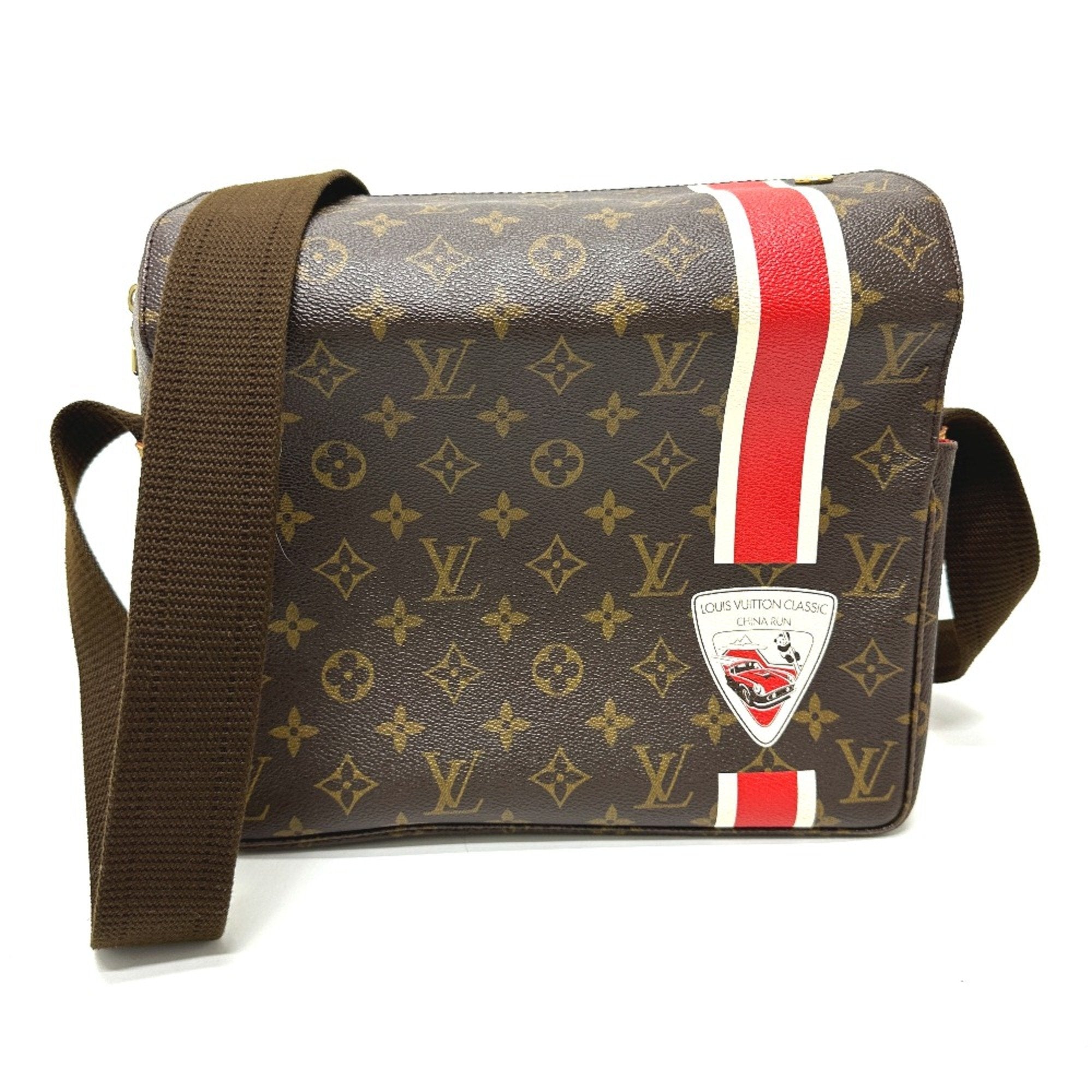 Louis Vuitton Naviglio Canvas Shoulder Bag ()