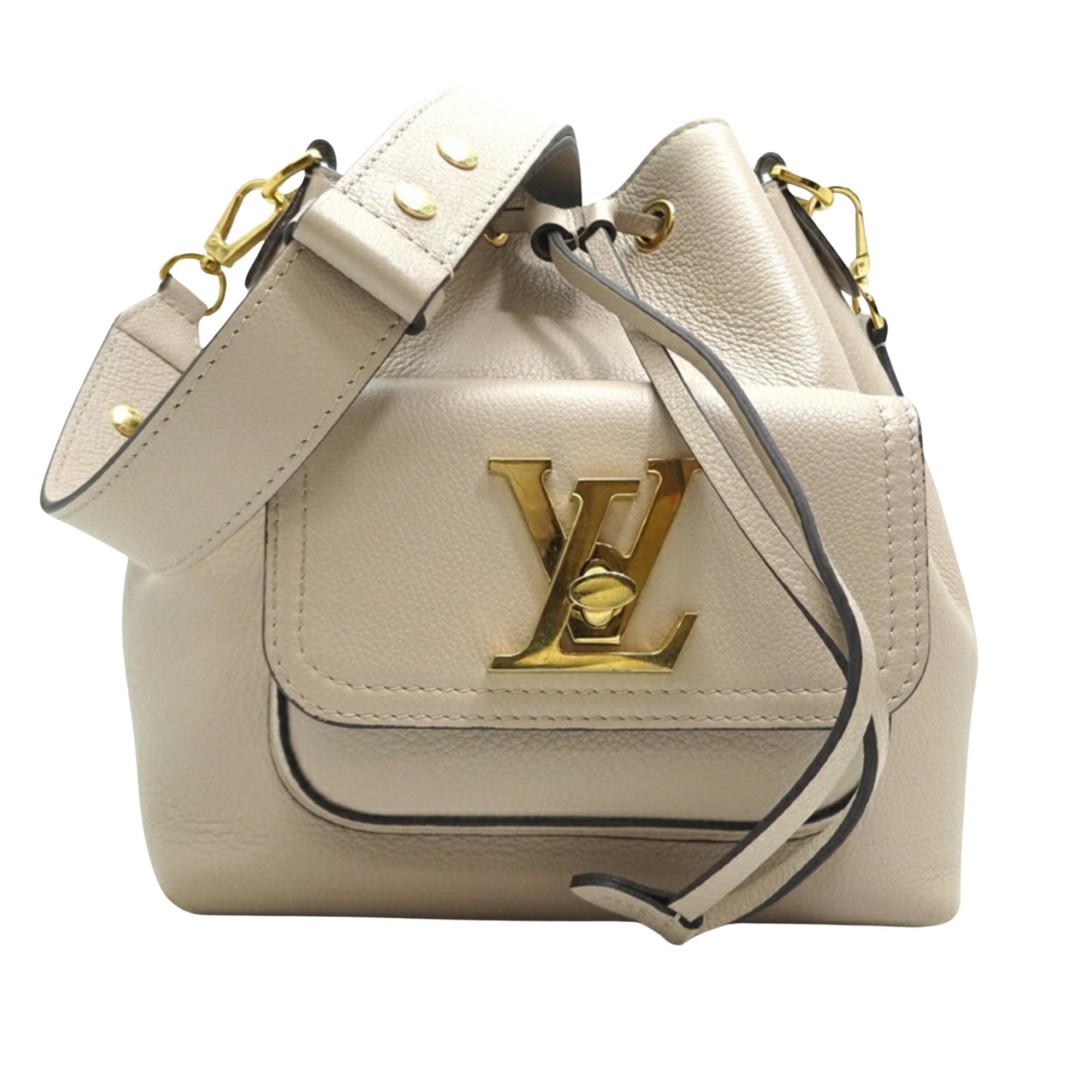 Louis Vuitton Lockme Calfskin Shoulder Bag ()