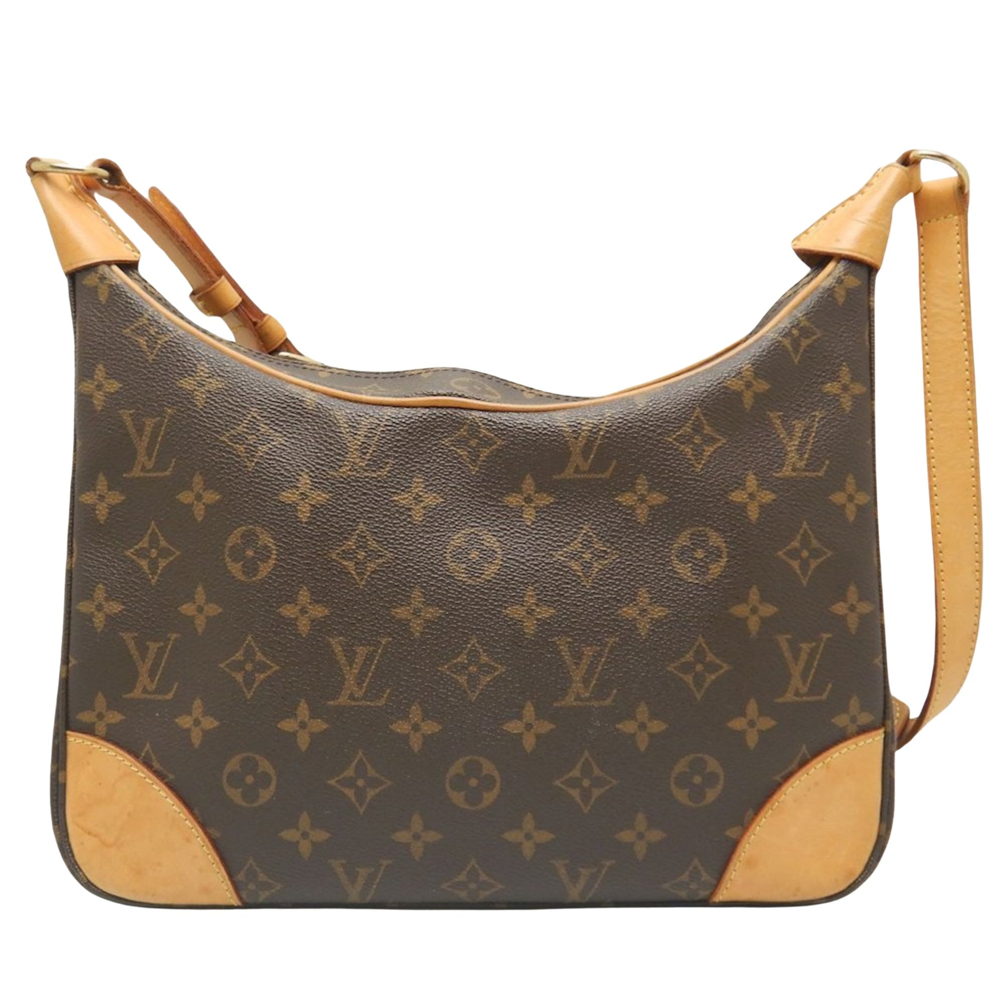 Louis Vuitton Boulogne Canvas Shoulder Bag ()