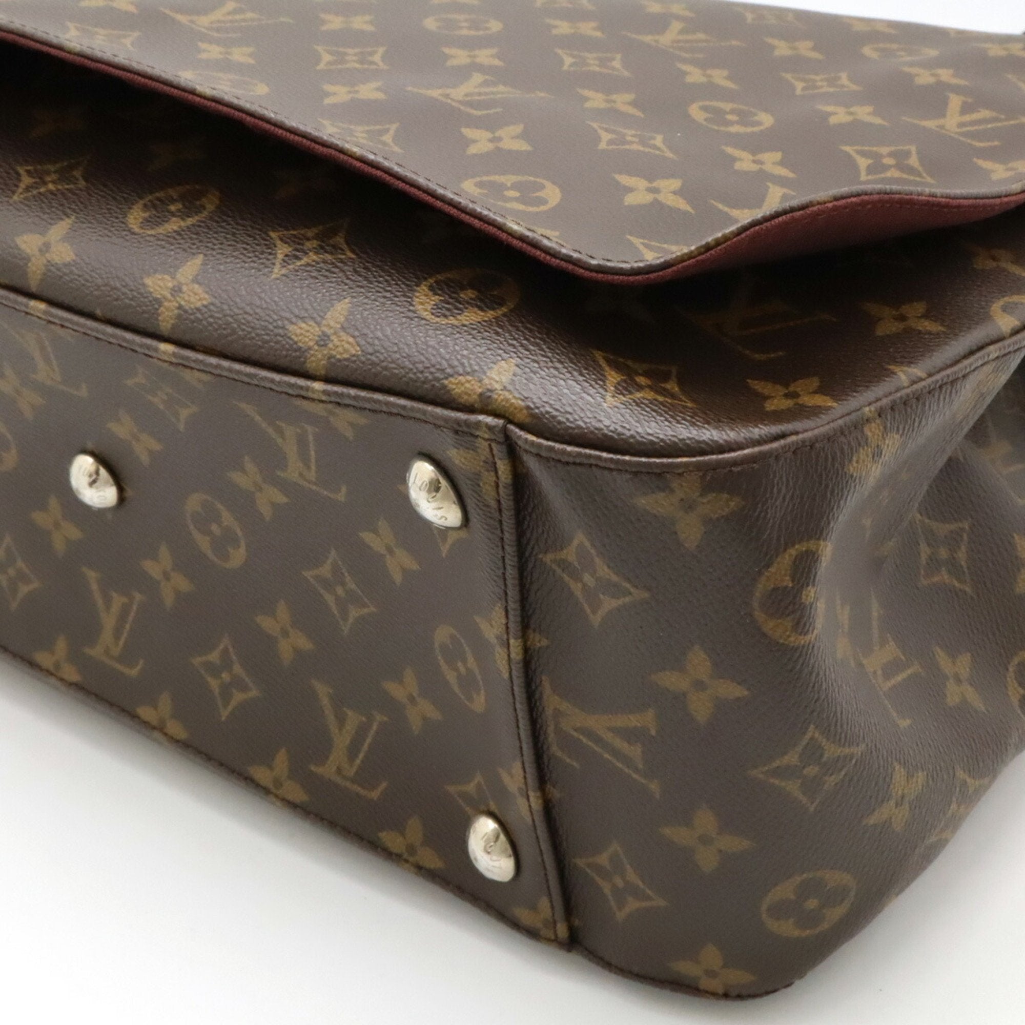 Louis Vuitton Macassar Canvas Shoulder Bag ()
