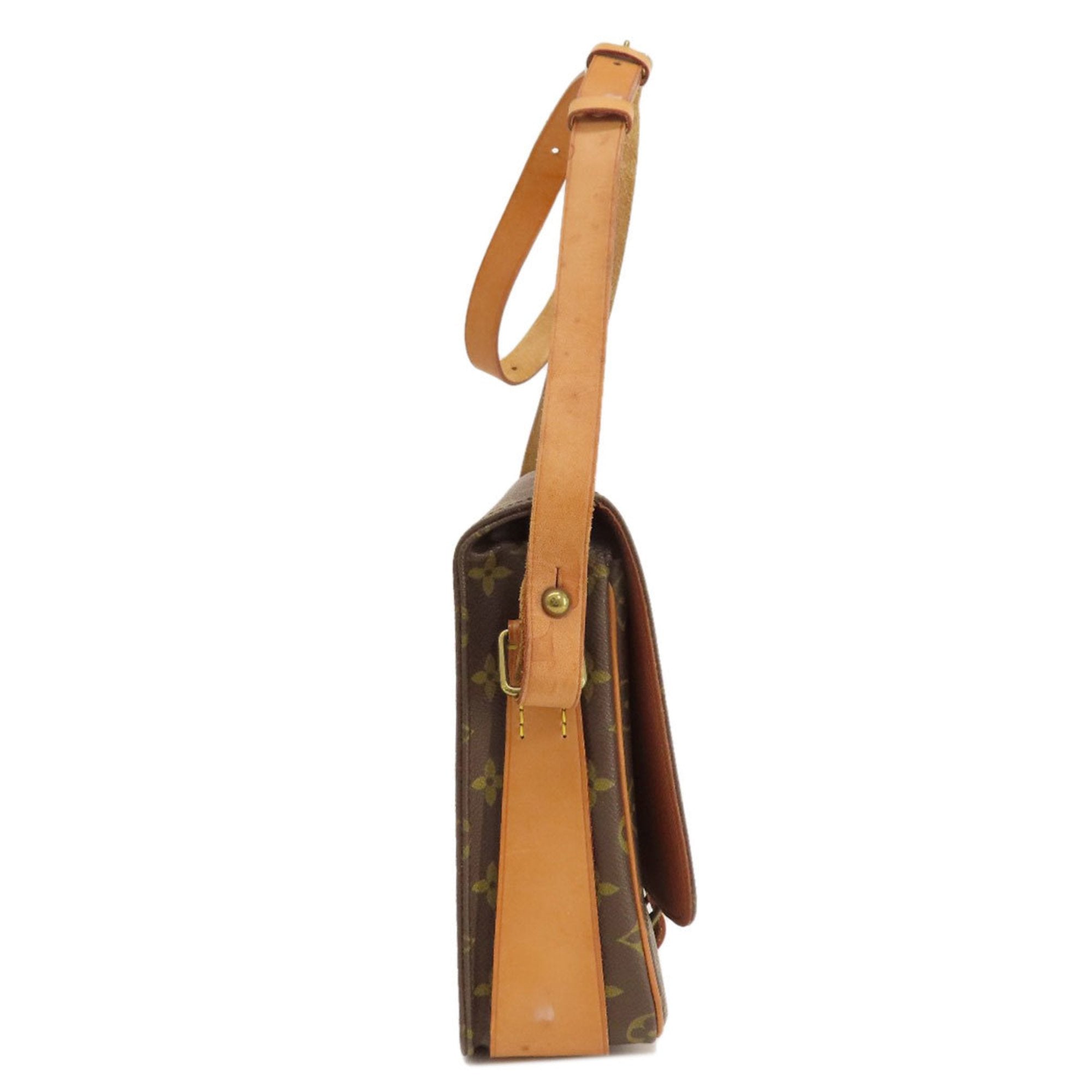 Louis Vuitton Cartouchière Canvas Shoulder Bag ()