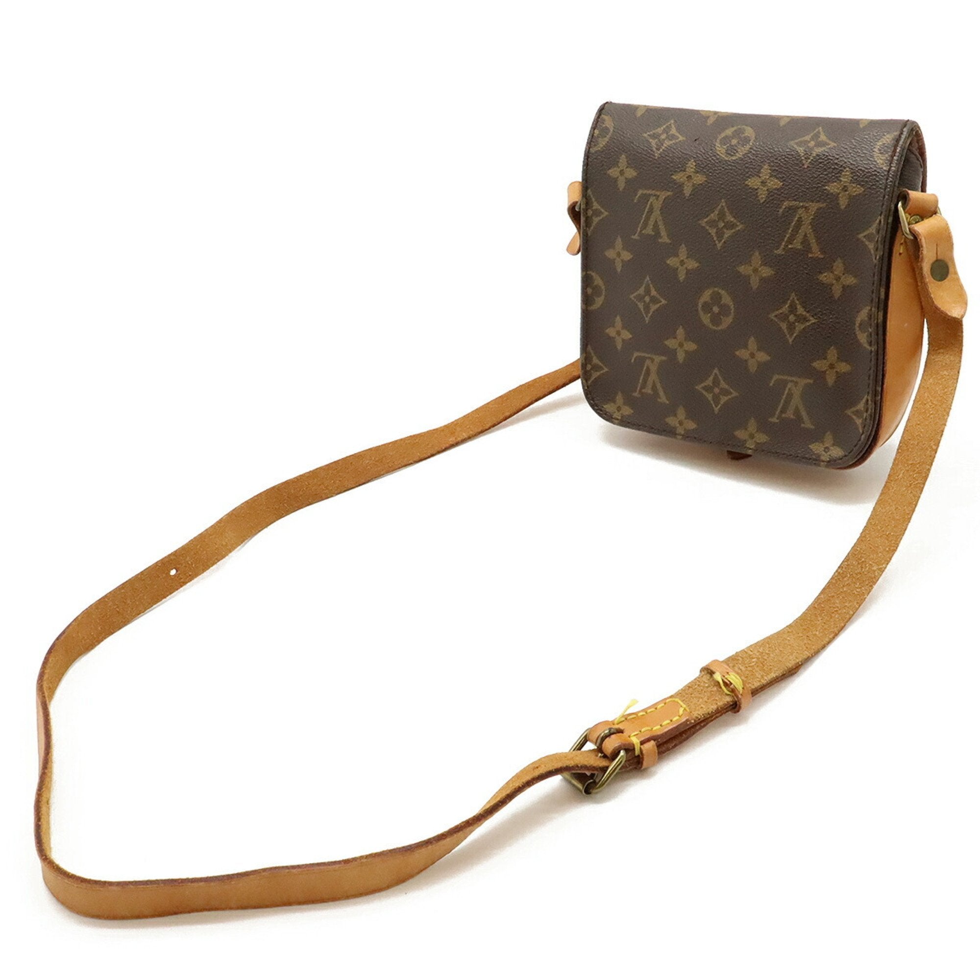 Louis Vuitton Cartouchière Canvas Shoulder Bag ()