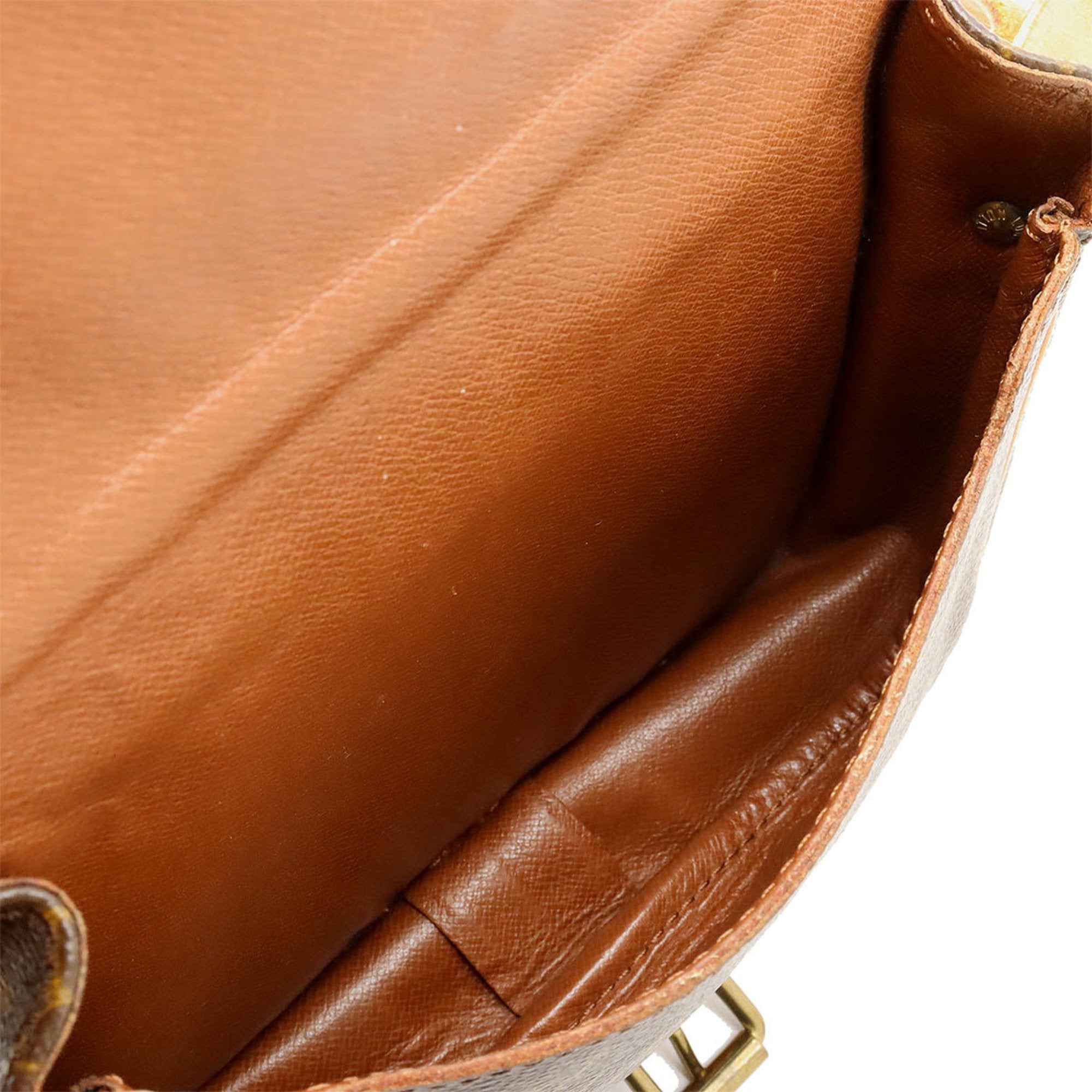 Louis Vuitton Cartouchière Canvas Shoulder Bag ()