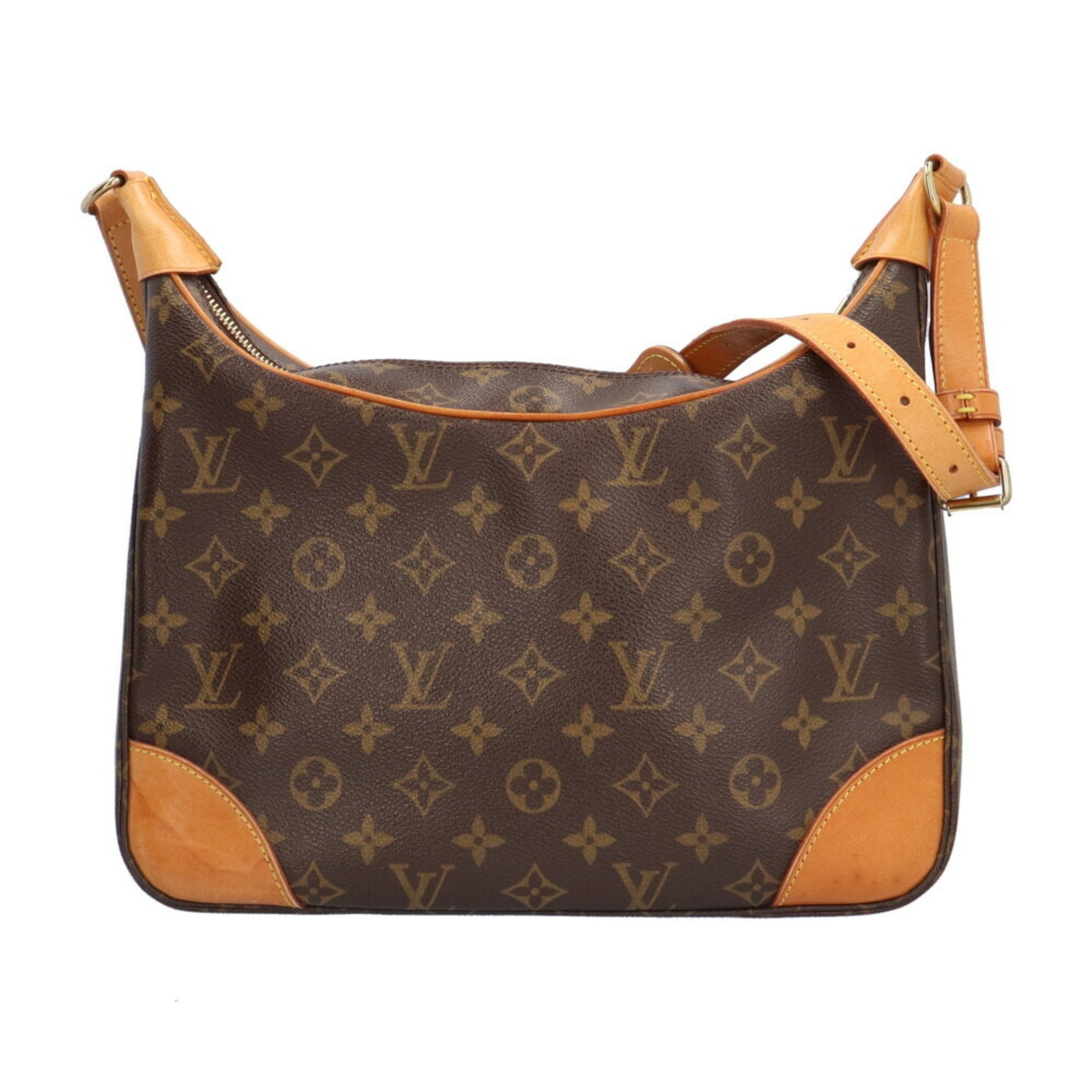 Louis Vuitton Boulogne Canvas Shoulder Bag ()