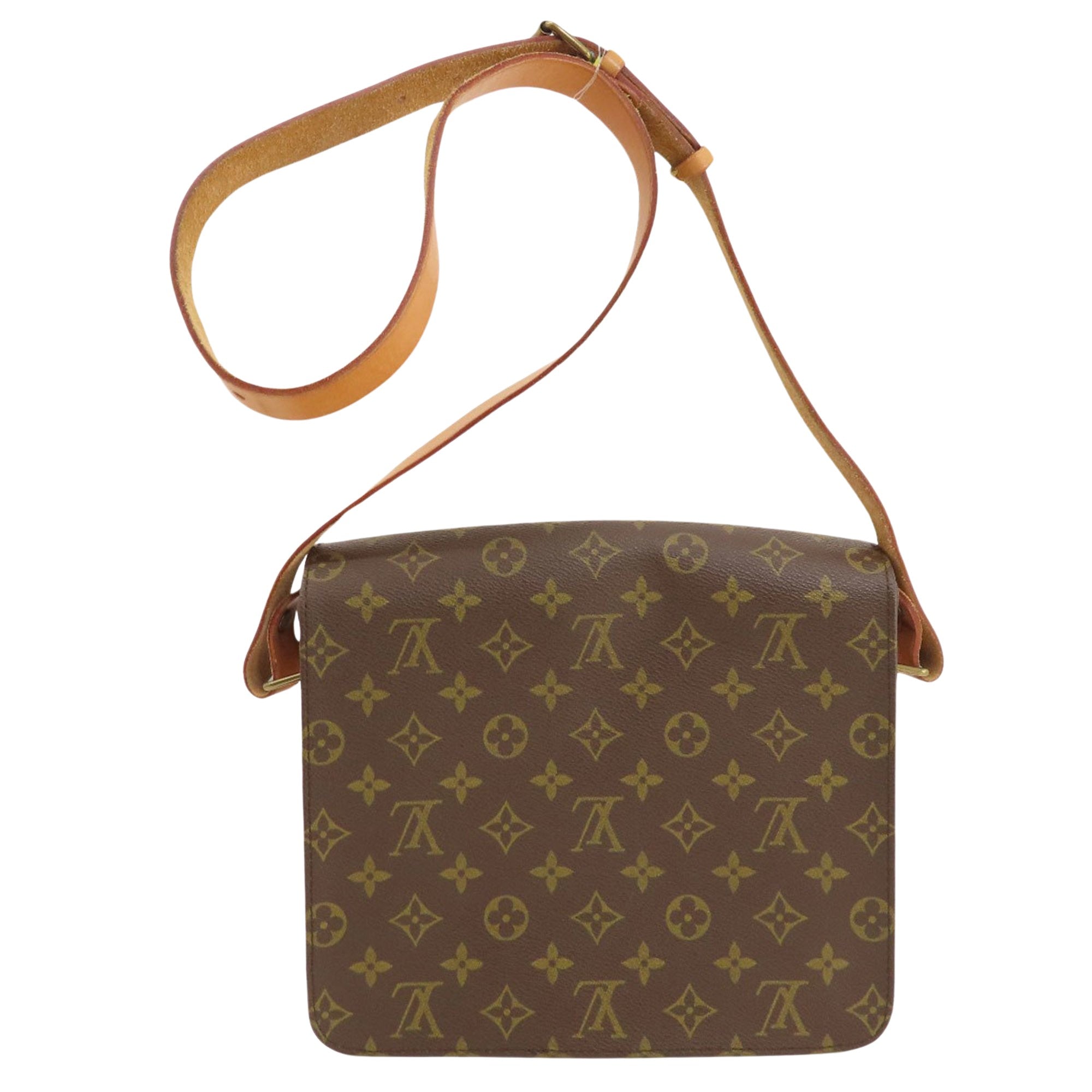 Louis Vuitton Cartouchière Canvas Shoulder Bag ()