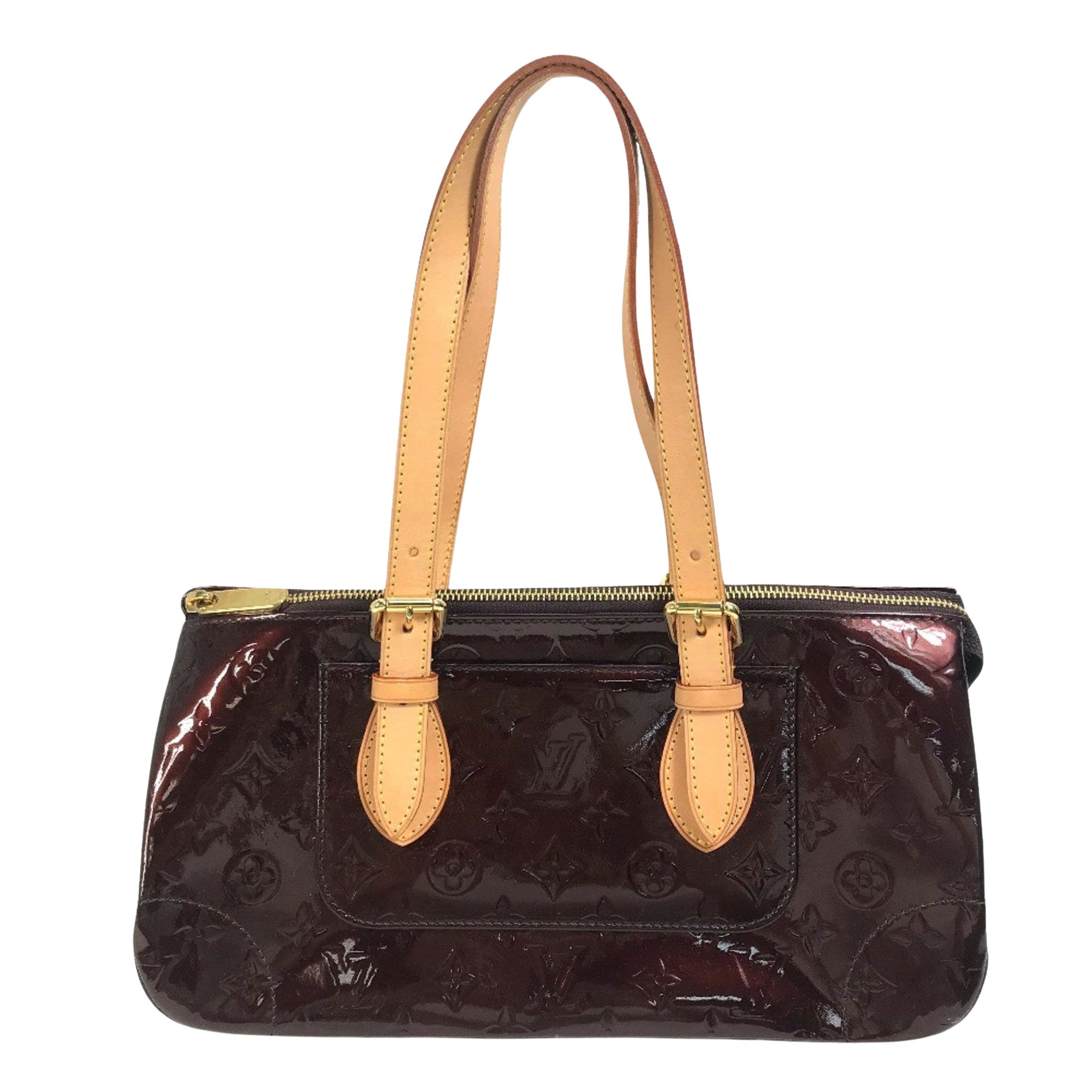 Louis Vuitton Rosewood Patent Leather Shoulder Bag ()