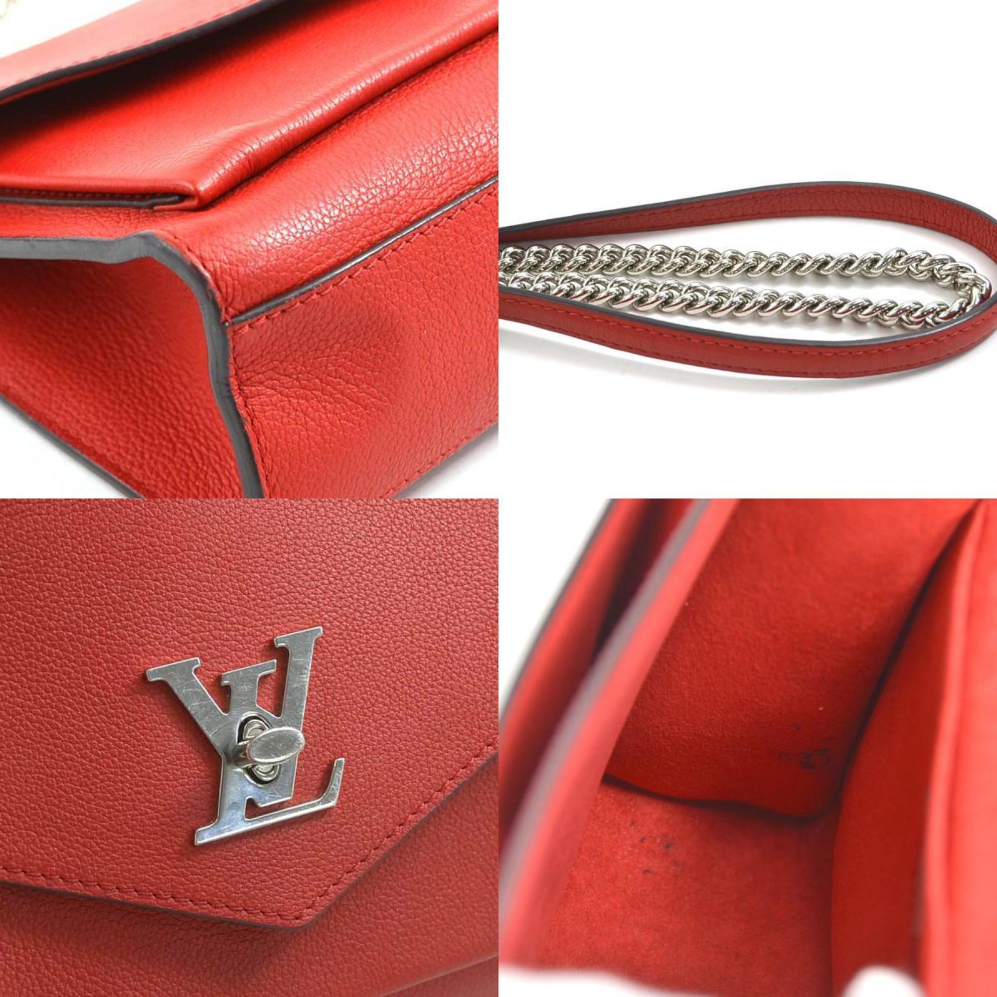 Louis Vuitton Mylockme Leather Shoulder Bag ()