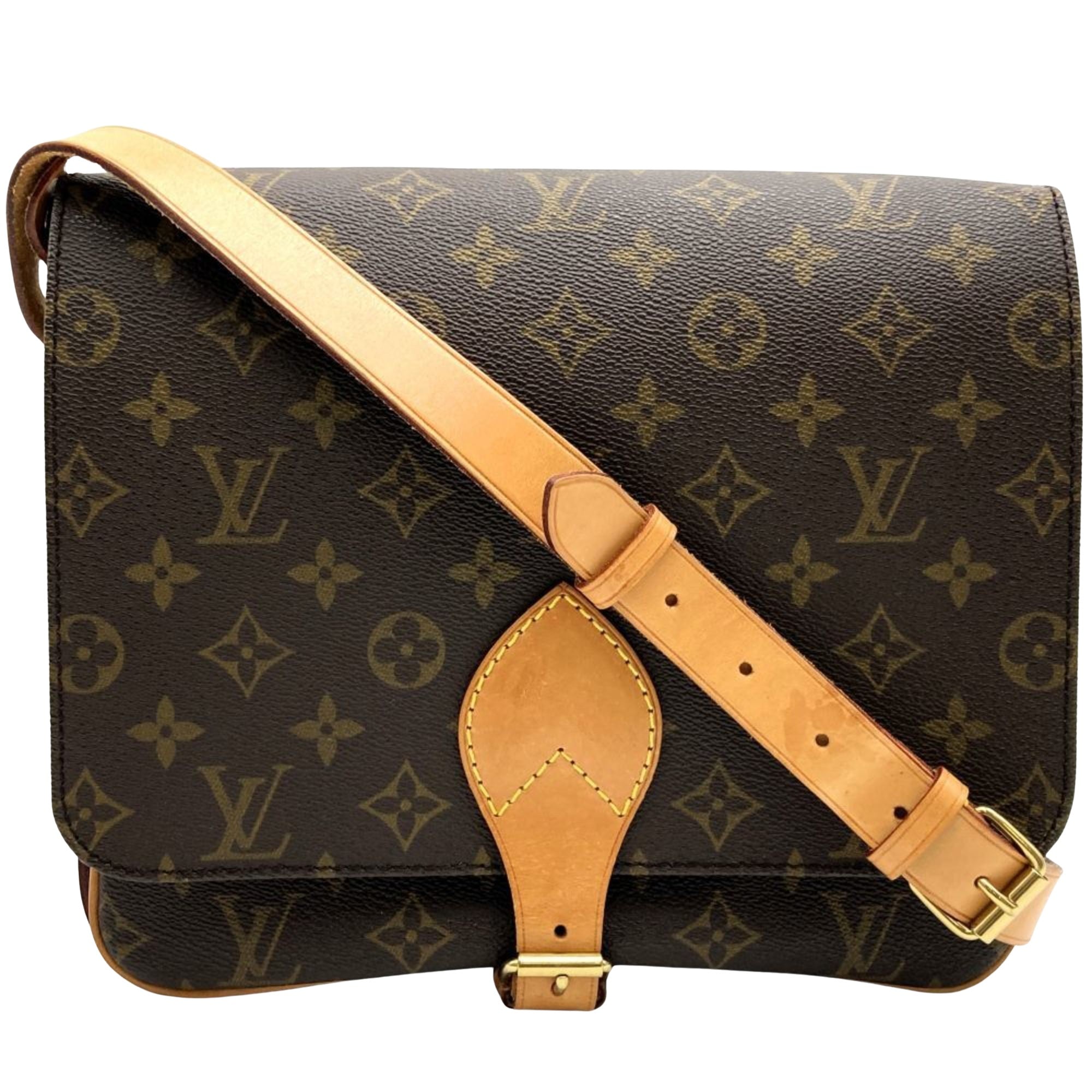 Louis Vuitton Cartouchiere Canvas Shoulder Bag ()