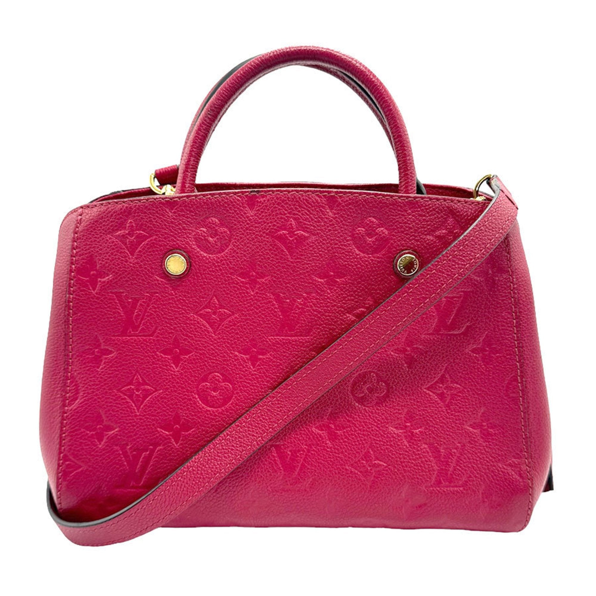 Louis Vuitton Montaigne Leather Shoulder Bag ()