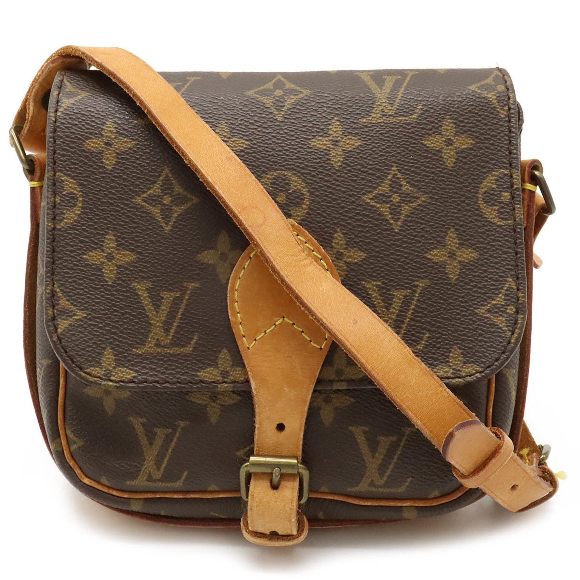 Louis Vuitton Cartouchière Canvas Shoulder Bag ()