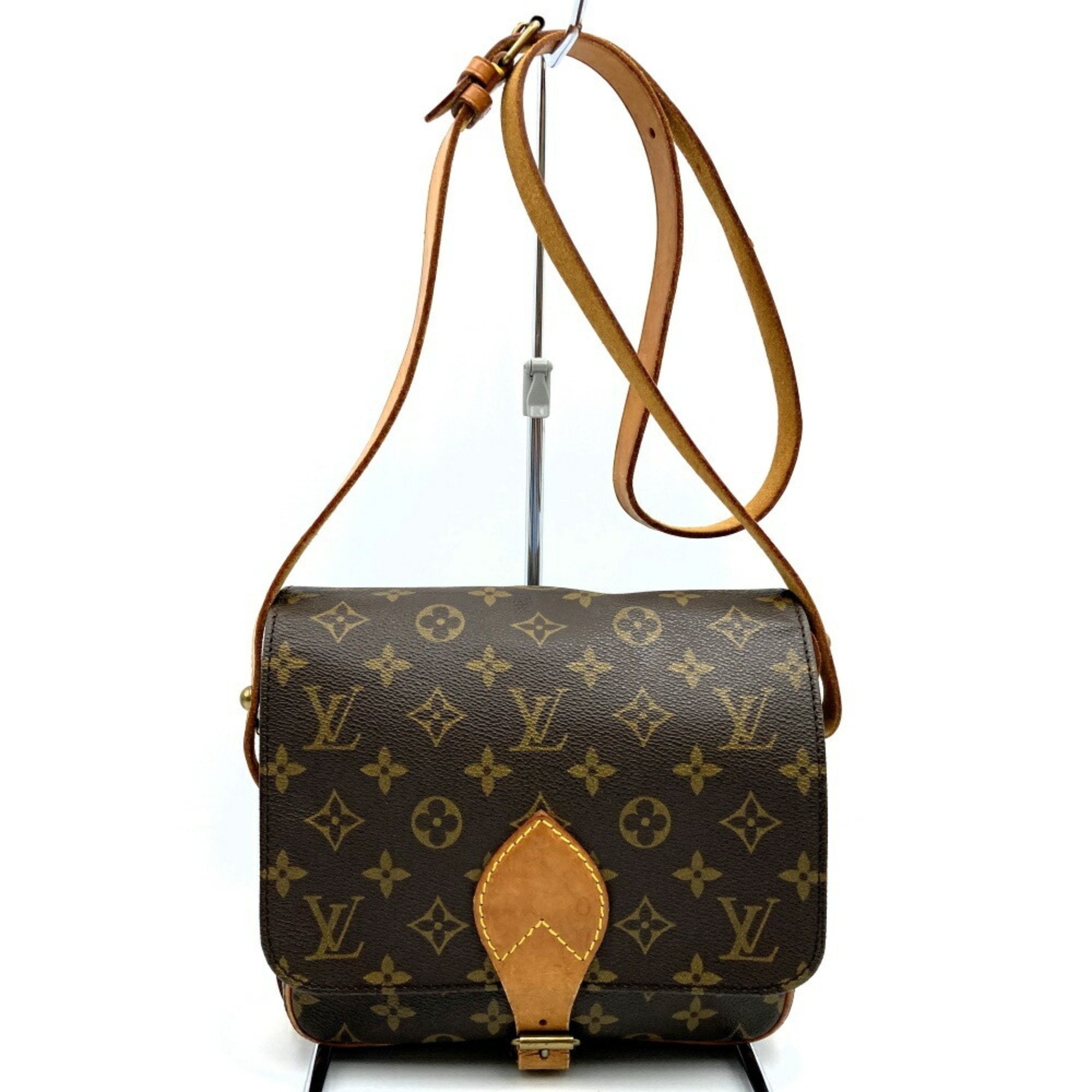 Louis Vuitton Cartouchiere Canvas Shoulder Bag ()