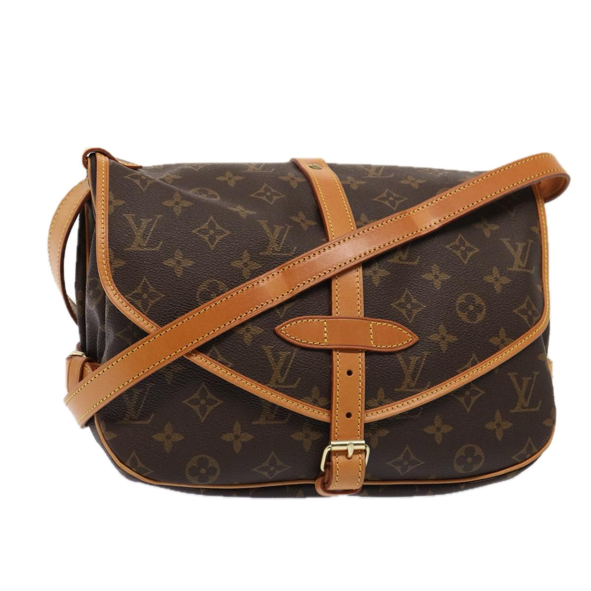 Louis Vuitton Saumur Canvas Shoulder Bag ()