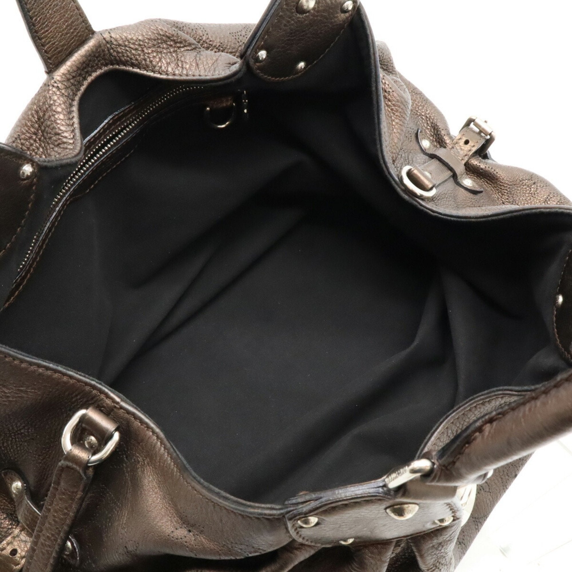 Louis Vuitton Mahina Leather Shoulder Bag ()