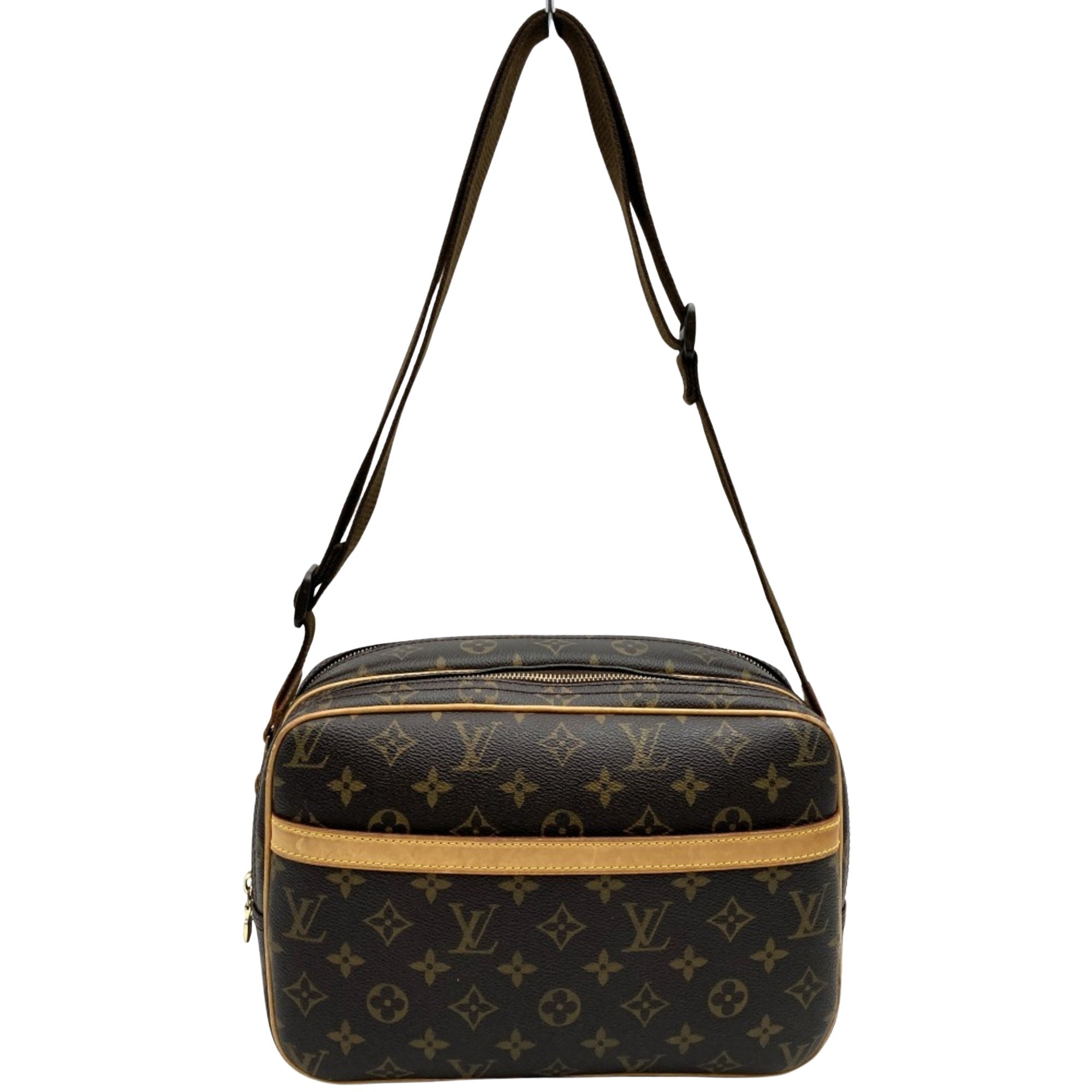 Louis Vuitton Reporter Canvas Shoulder Bag ()