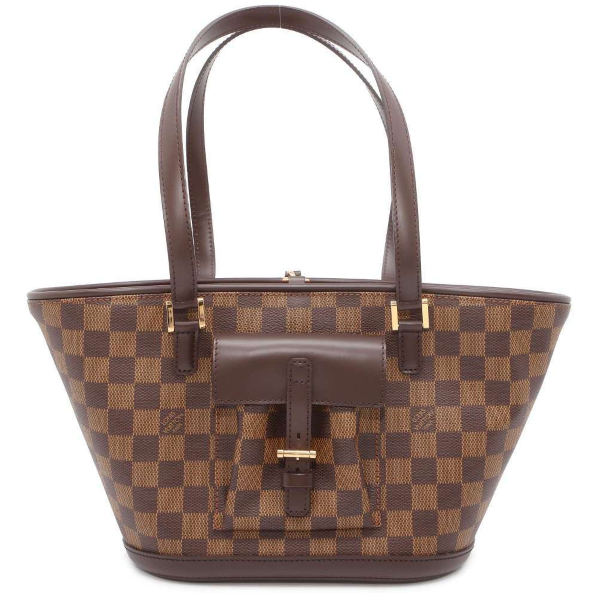 Louis Vuitton Manosque Canvas Shoulder Bag ()