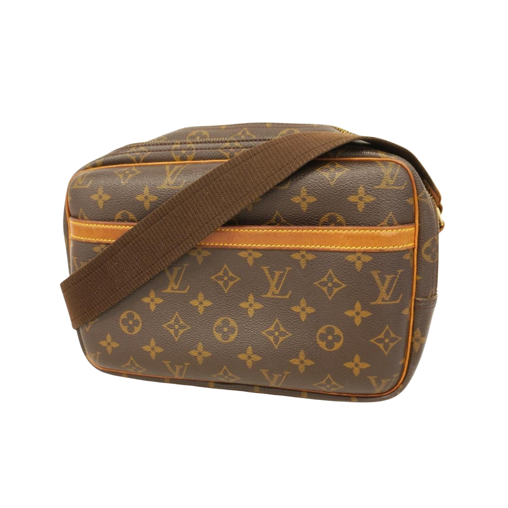 Louis Vuitton Reporter Canvas Shoulder Bag ()