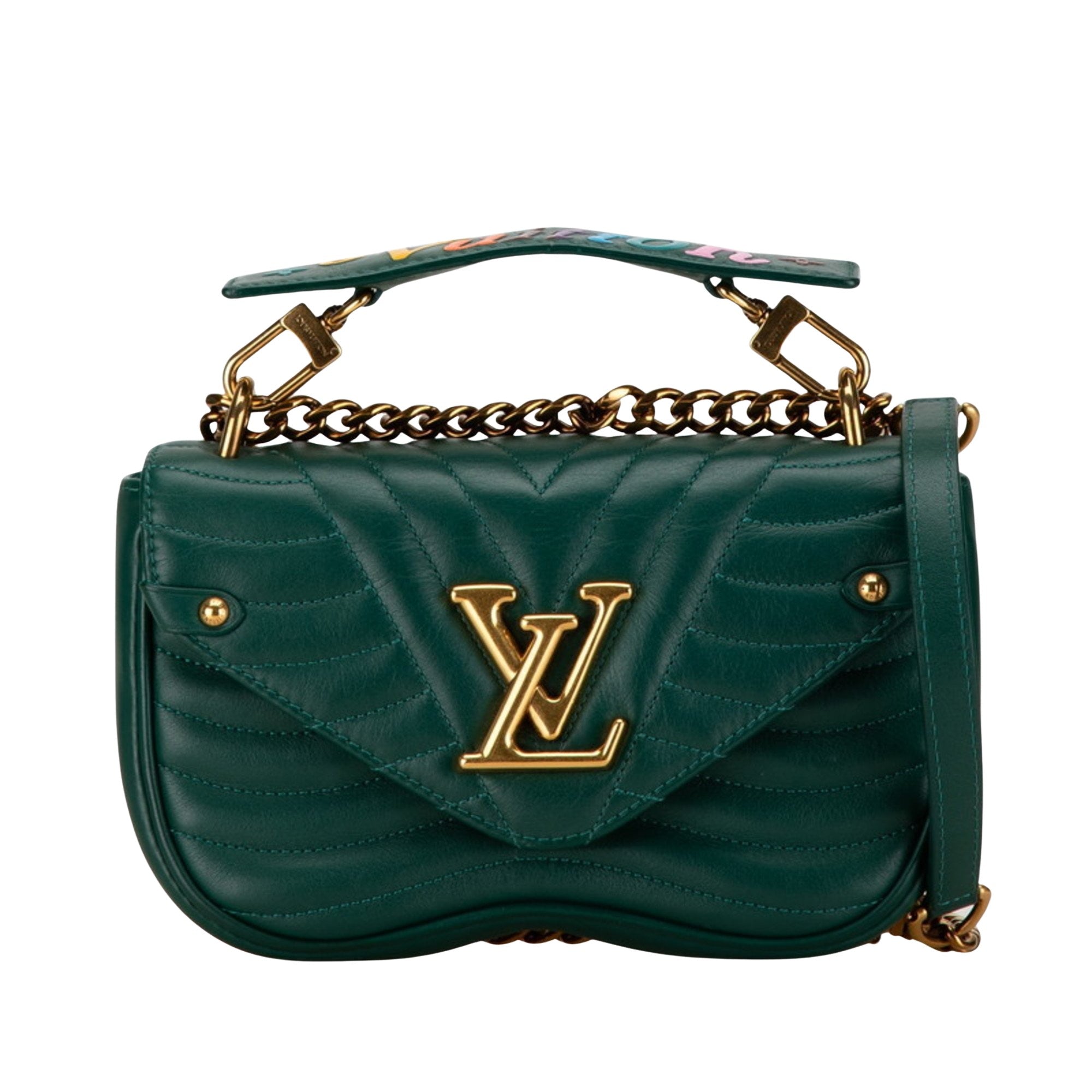 Louis Vuitton New Wave Leather Shoulder Bag ()