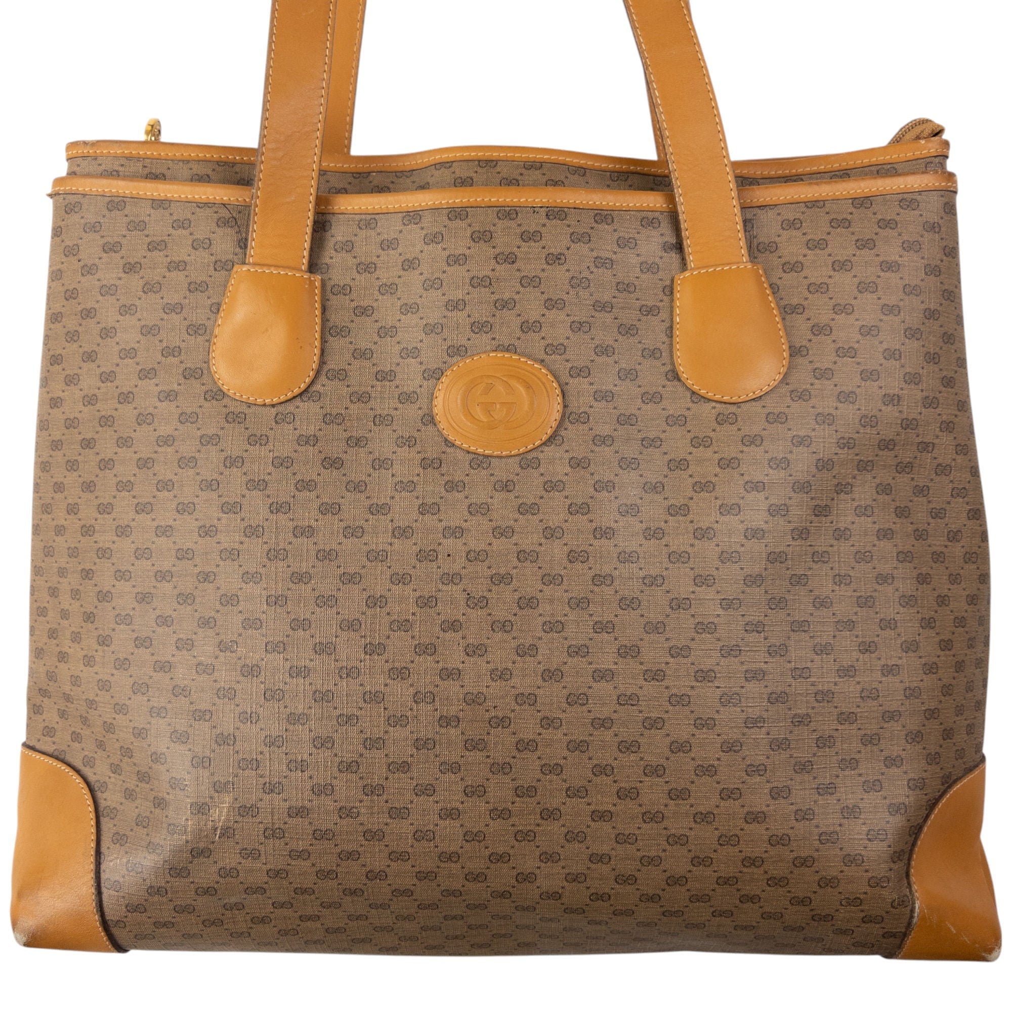 Vintage Gucci Monogram Shoulder Bag