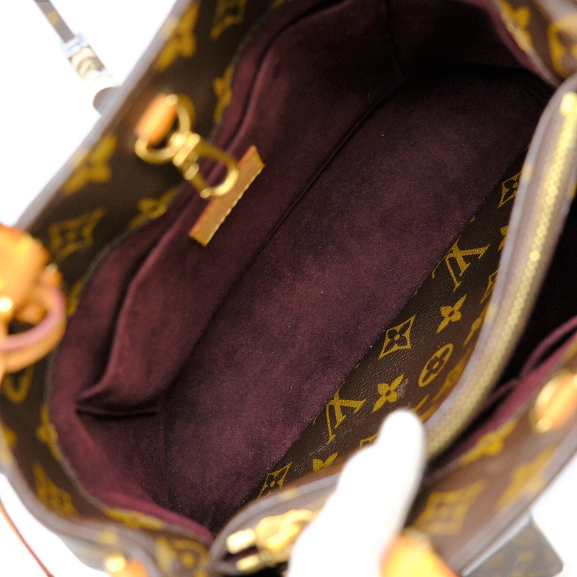 Louis Vuitton Montaigne Canvas Shoulder Bag ()