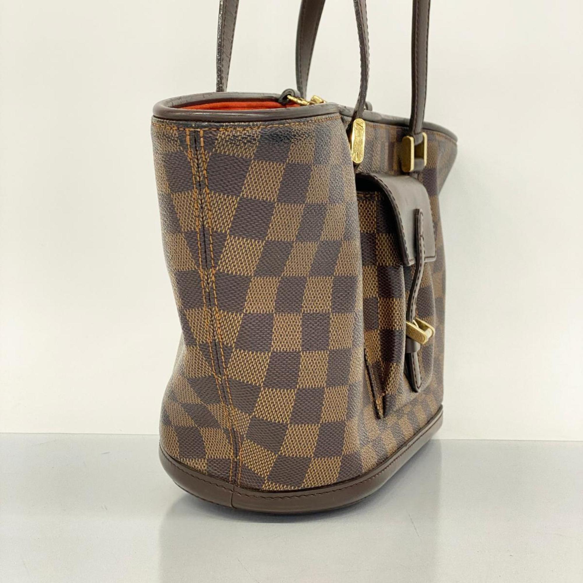 Louis Vuitton Manosque Canvas Shoulder Bag ()
