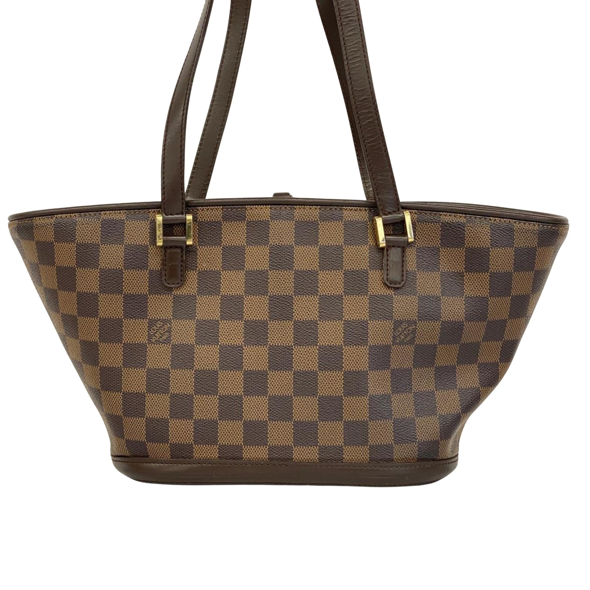 Louis Vuitton Manosque Canvas Shoulder Bag ()