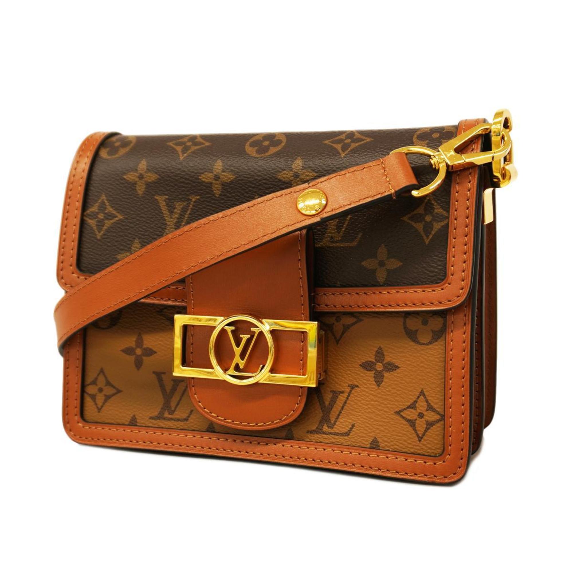 Louis Vuitton Dauphine Mini Canvas Shoulder Bag ()