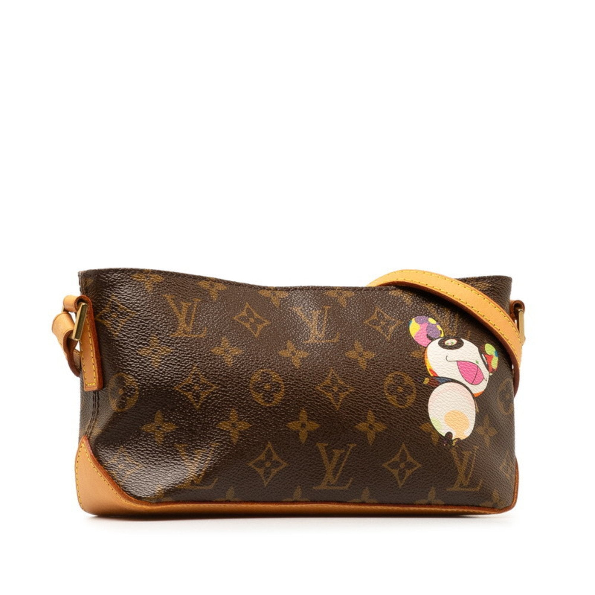Louis Vuitton Trotteur Canvas Shoulder Bag ()