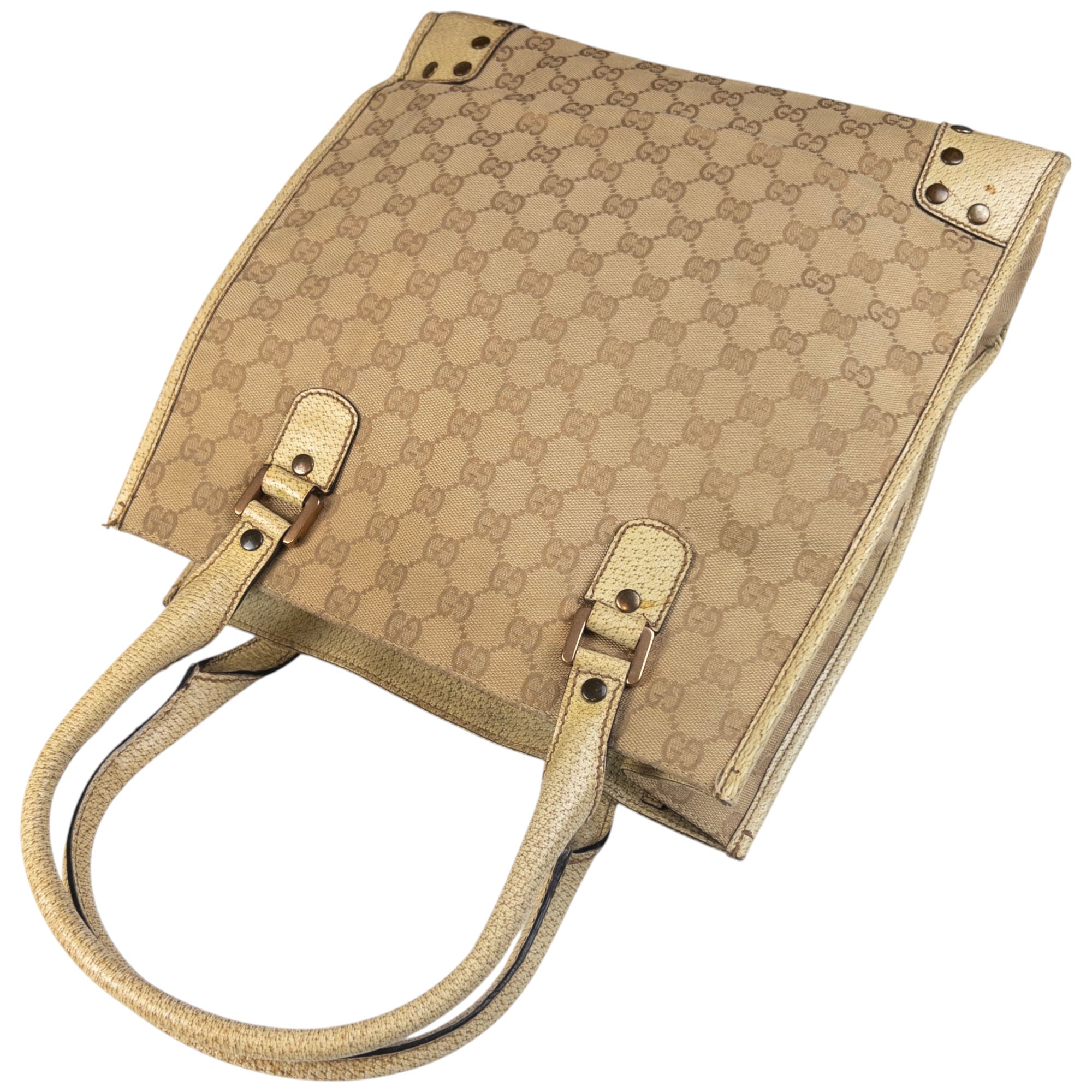 Vintage Gucci Monogram Shoulder Bag