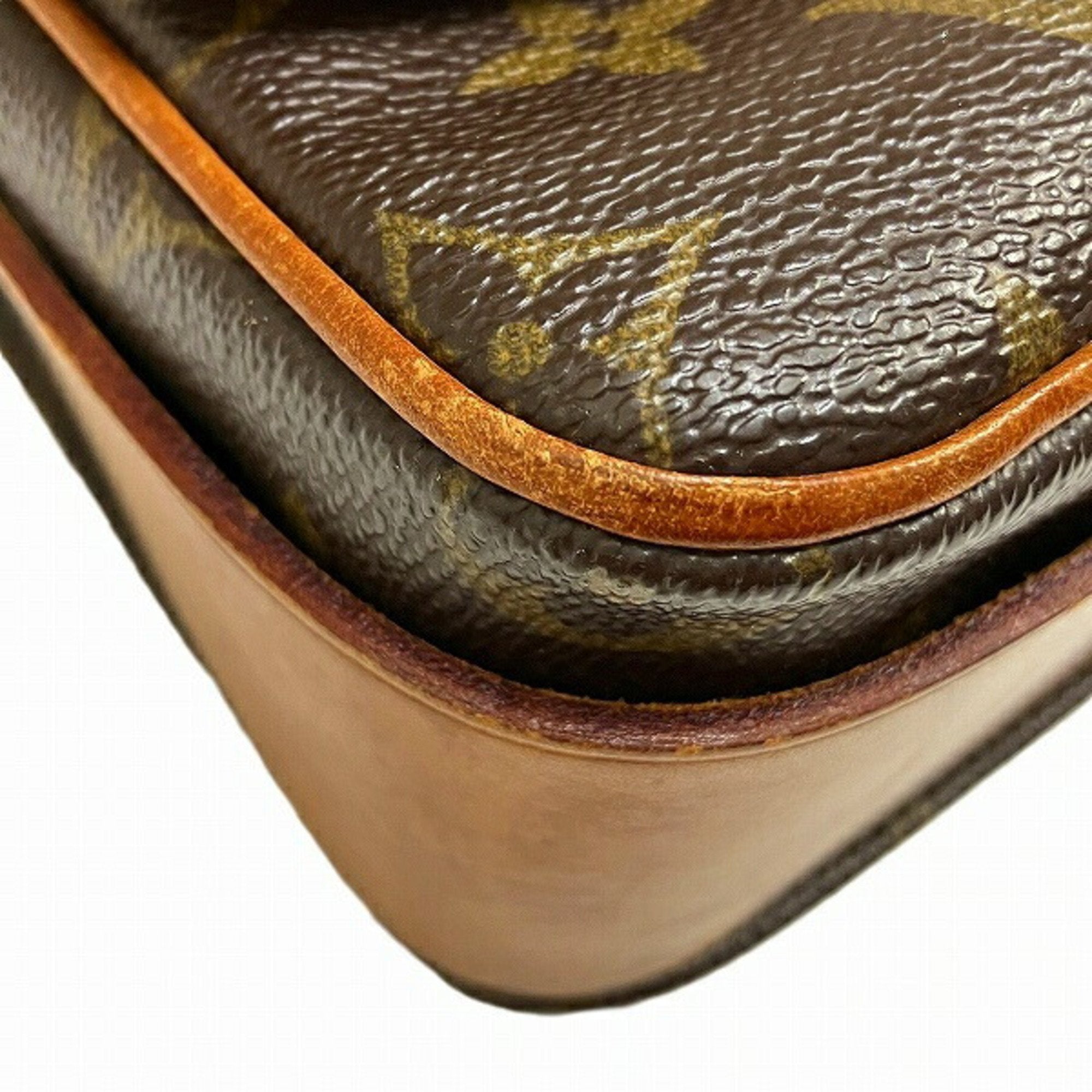 Louis Vuitton Cartouchière Canvas Shoulder Bag ()