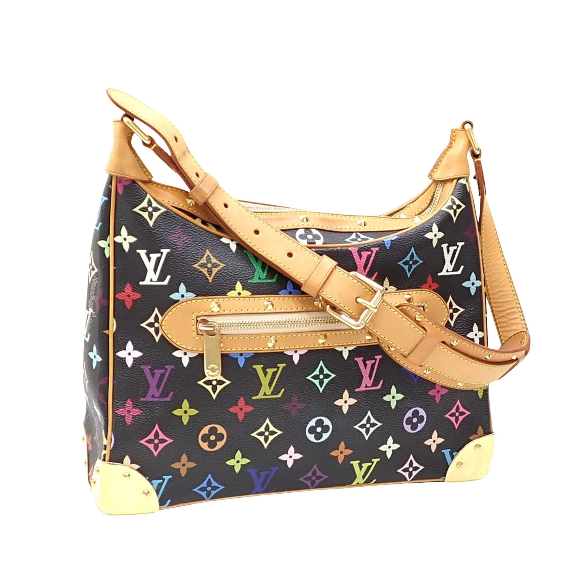 Louis Vuitton Boulogne Canvas Shoulder Bag ()