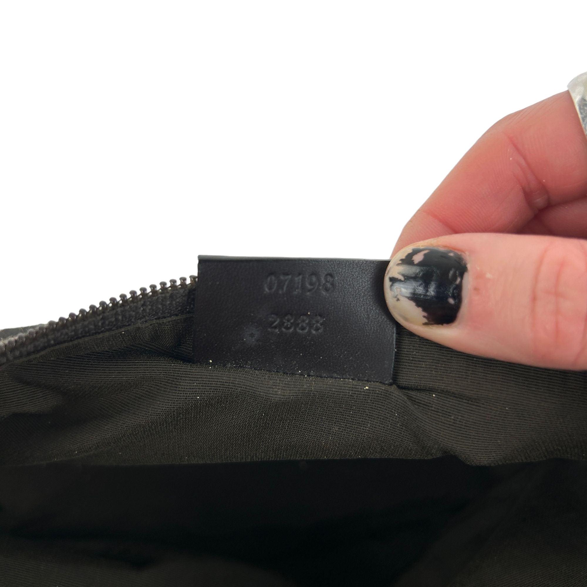 Vintage Gucci Pochette Monogram Shoulder Bag