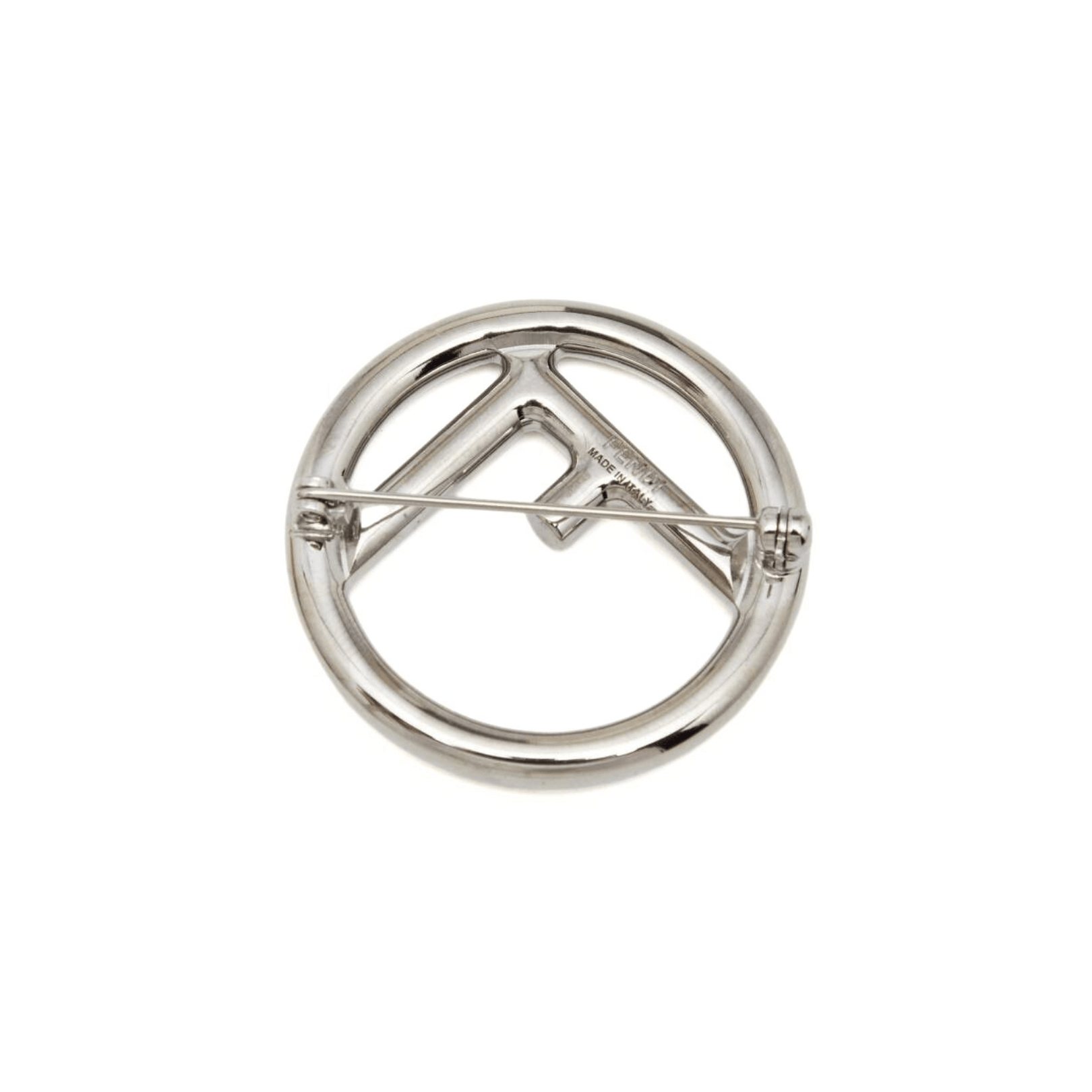 Fendi Logo Brooch