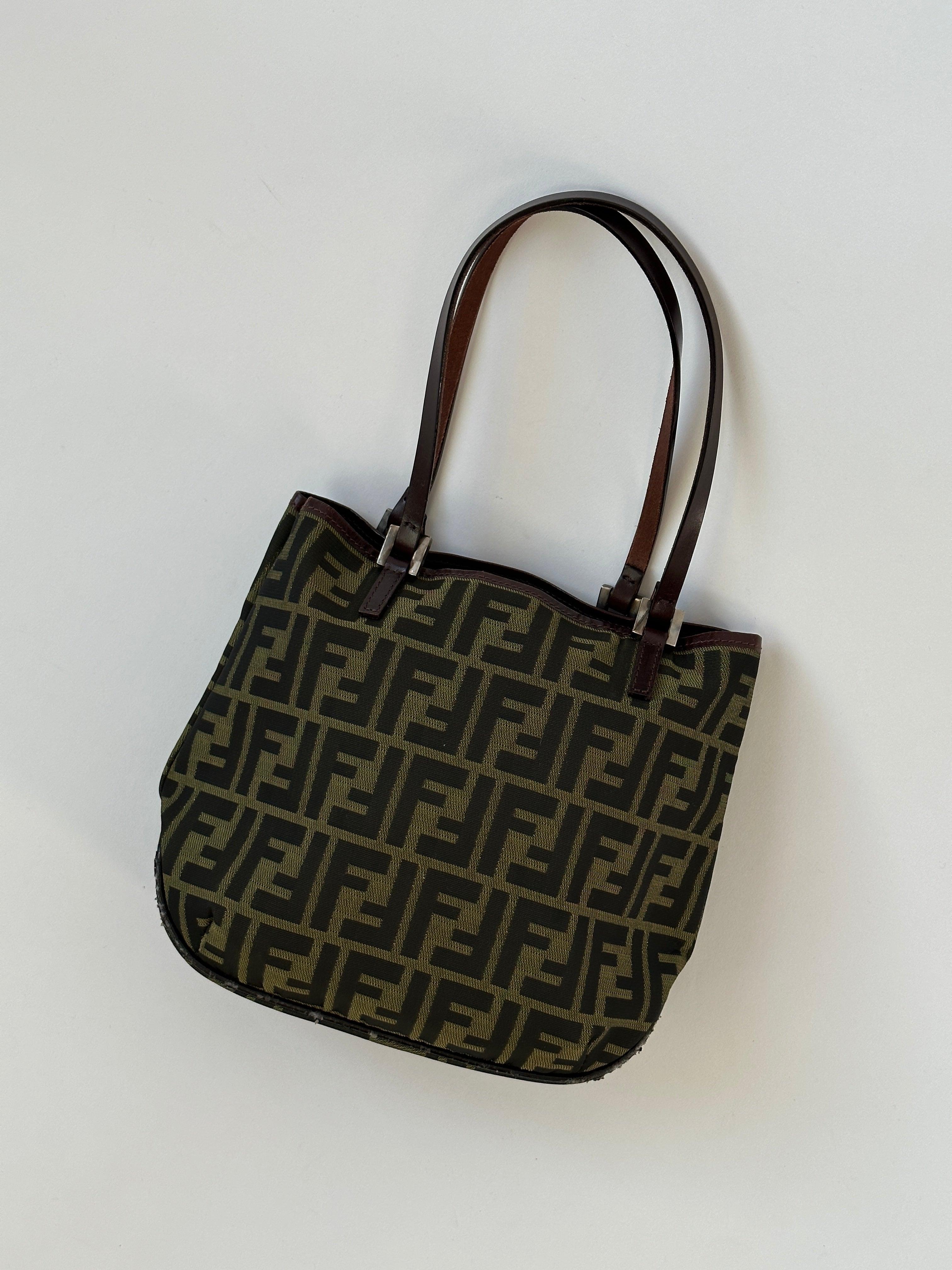Fendi Zucca Canvas Tote Bag