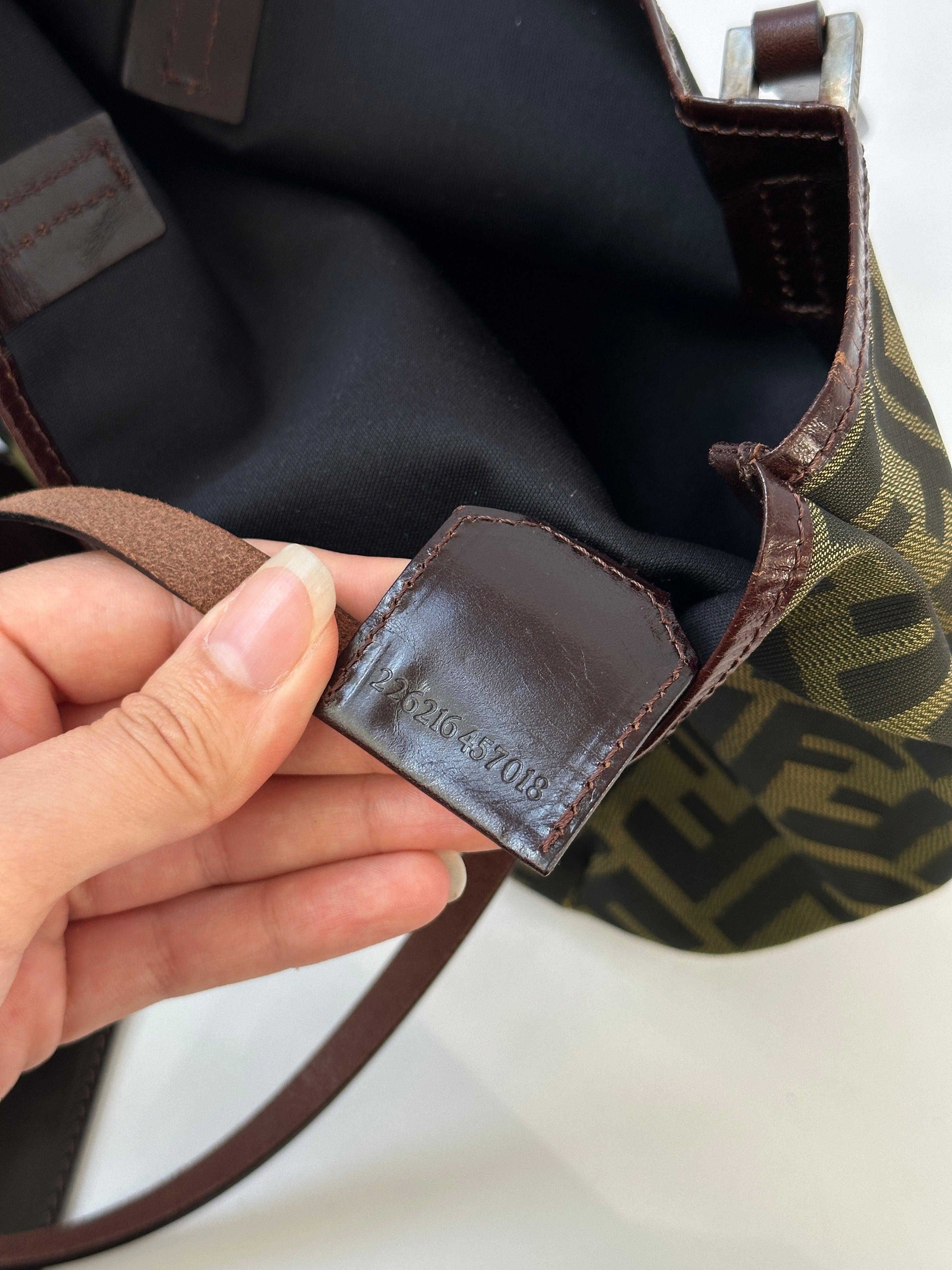 Fendi Zucca Canvas Tote Bag