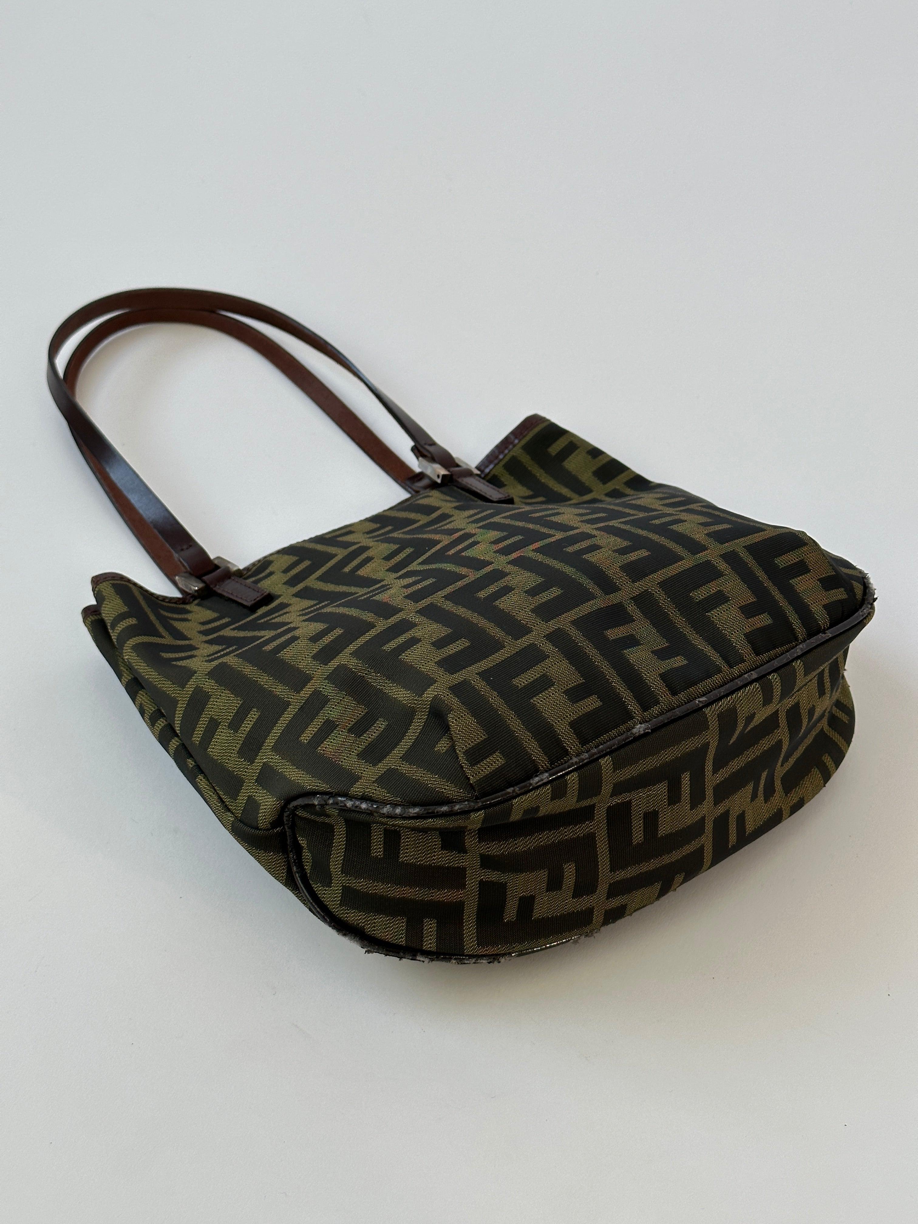Fendi Zucca Canvas Tote Bag