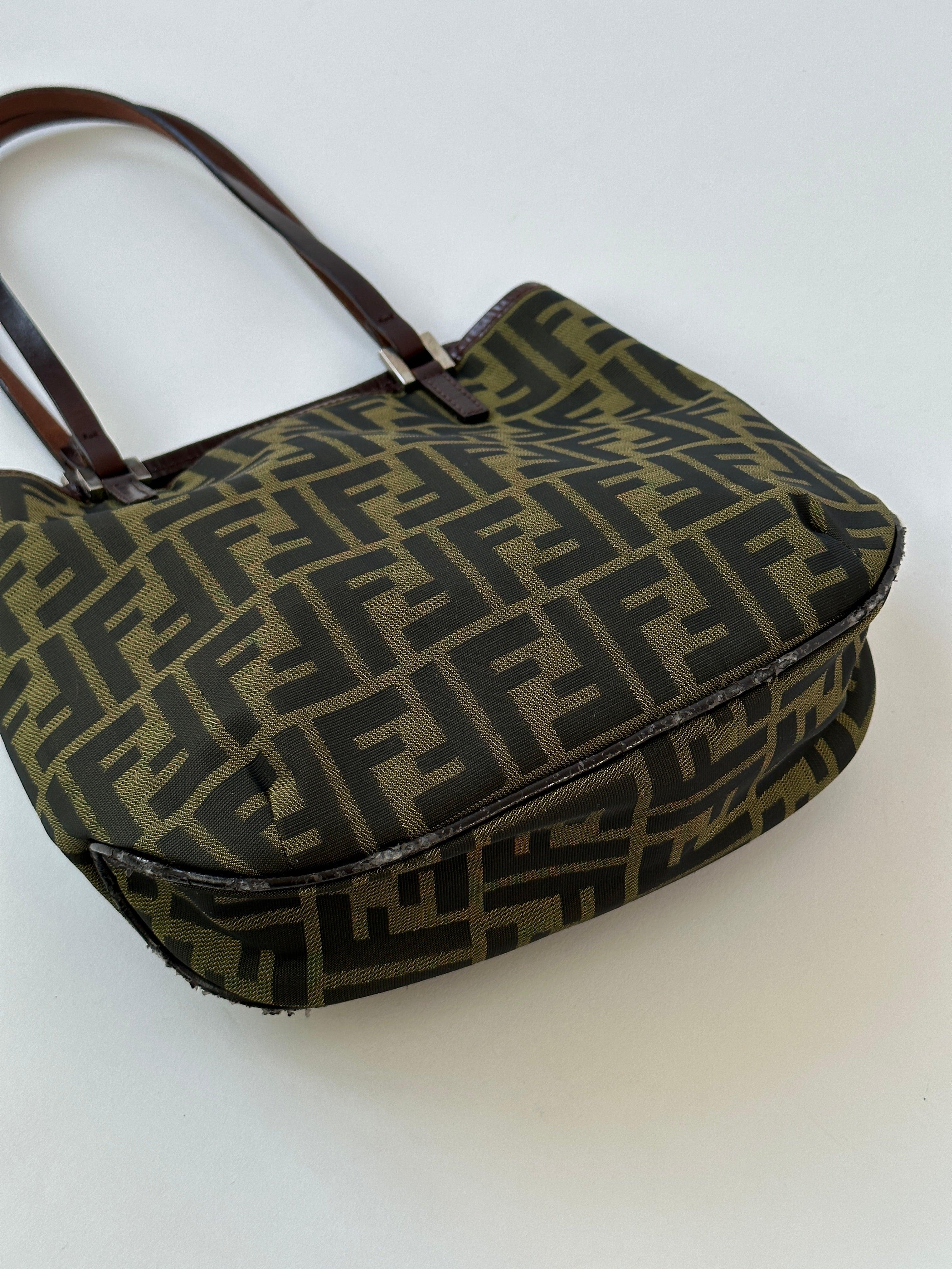 Fendi Zucca Canvas Tote Bag