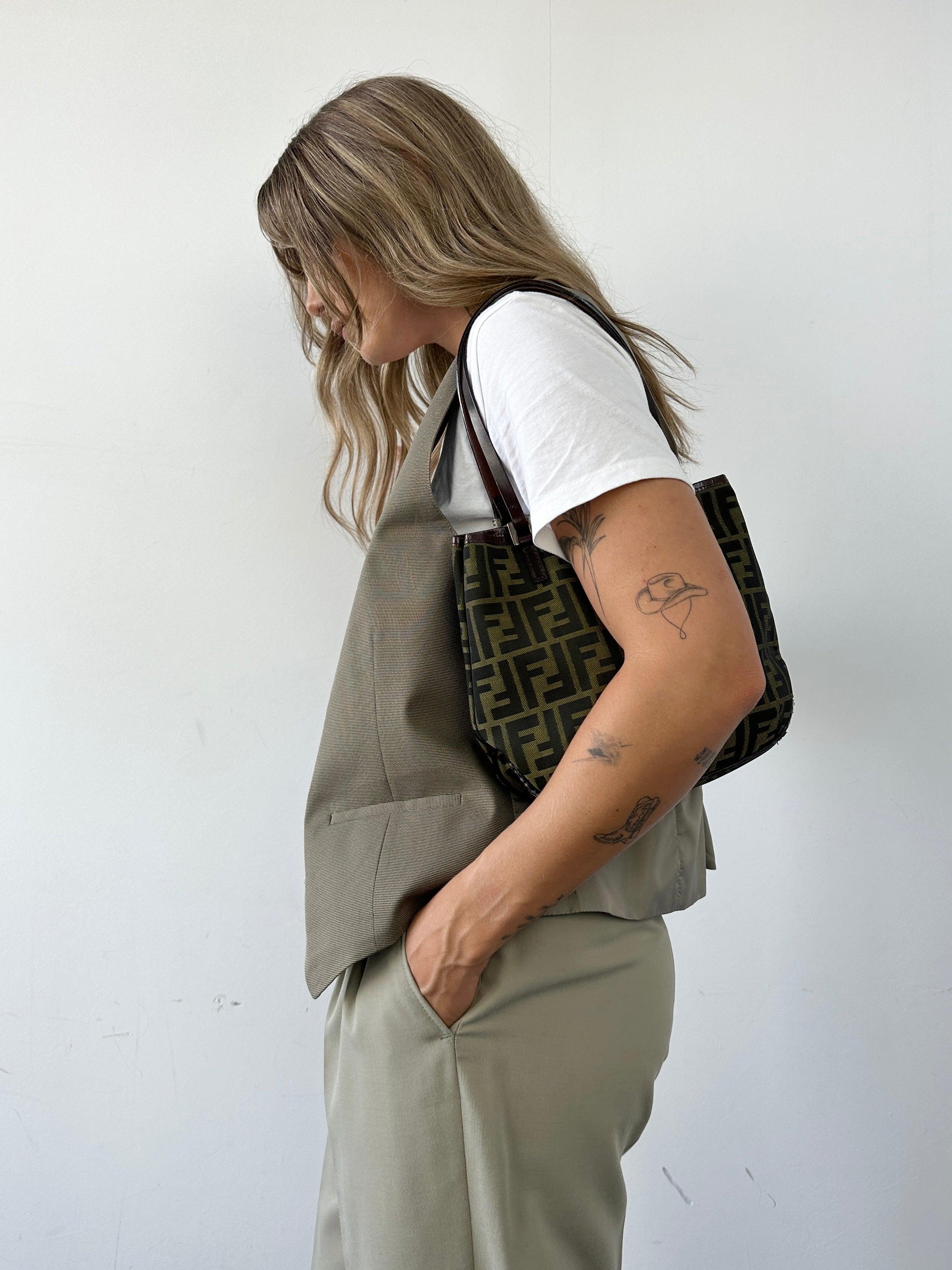 Fendi Zucca Canvas Tote Bag