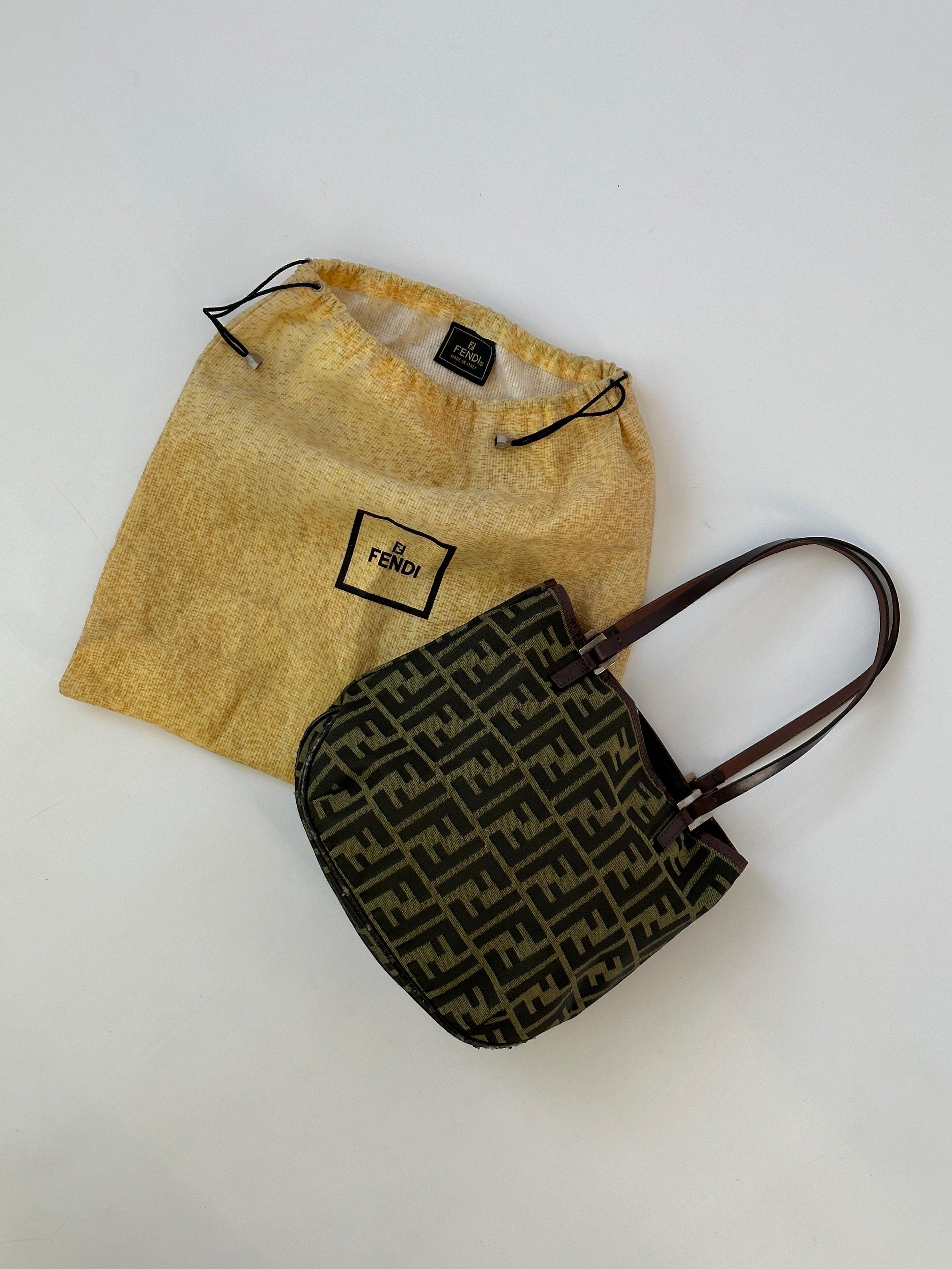 Fendi Zucca Canvas Tote Bag