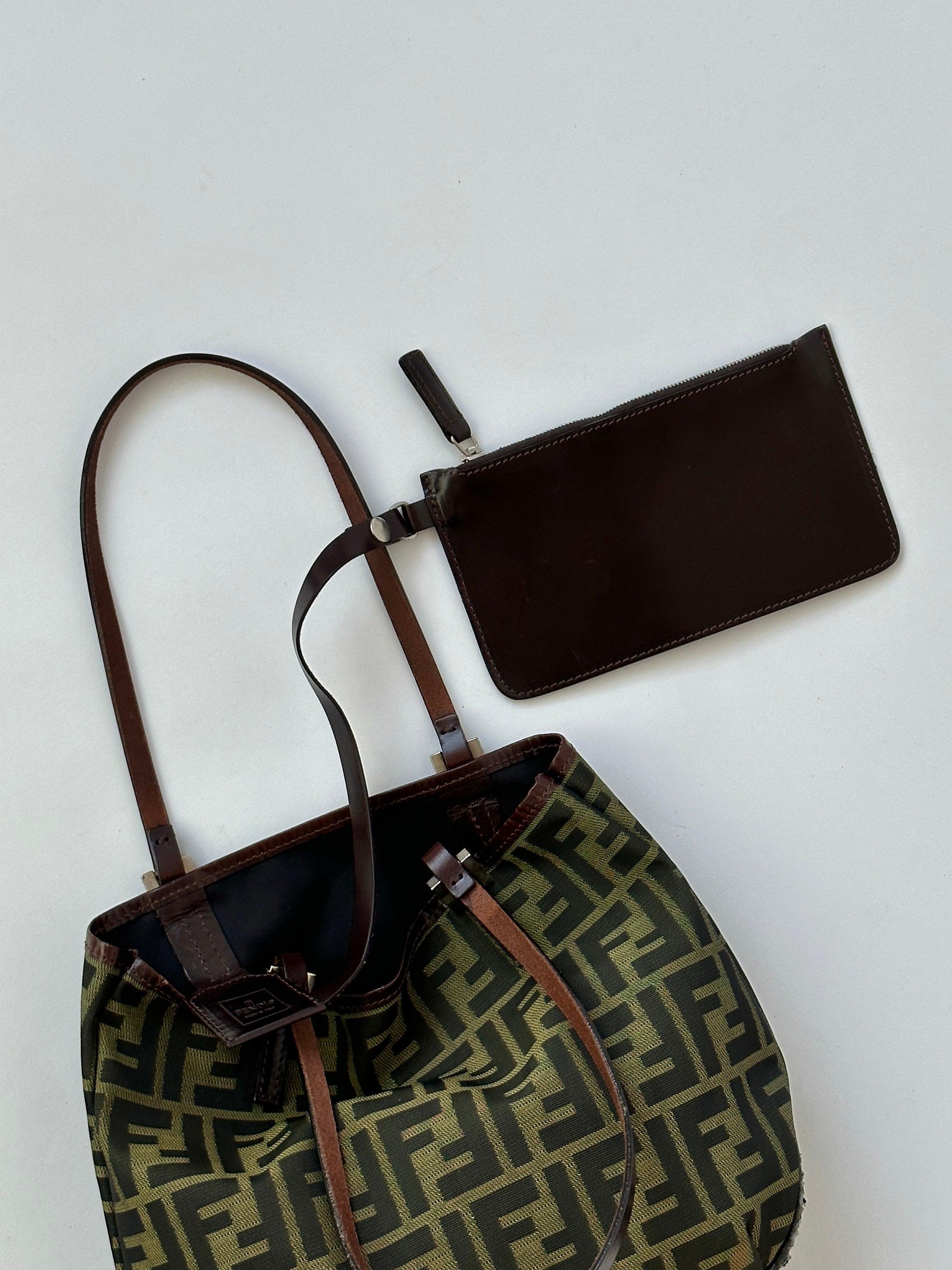 Fendi Zucca Canvas Tote Bag