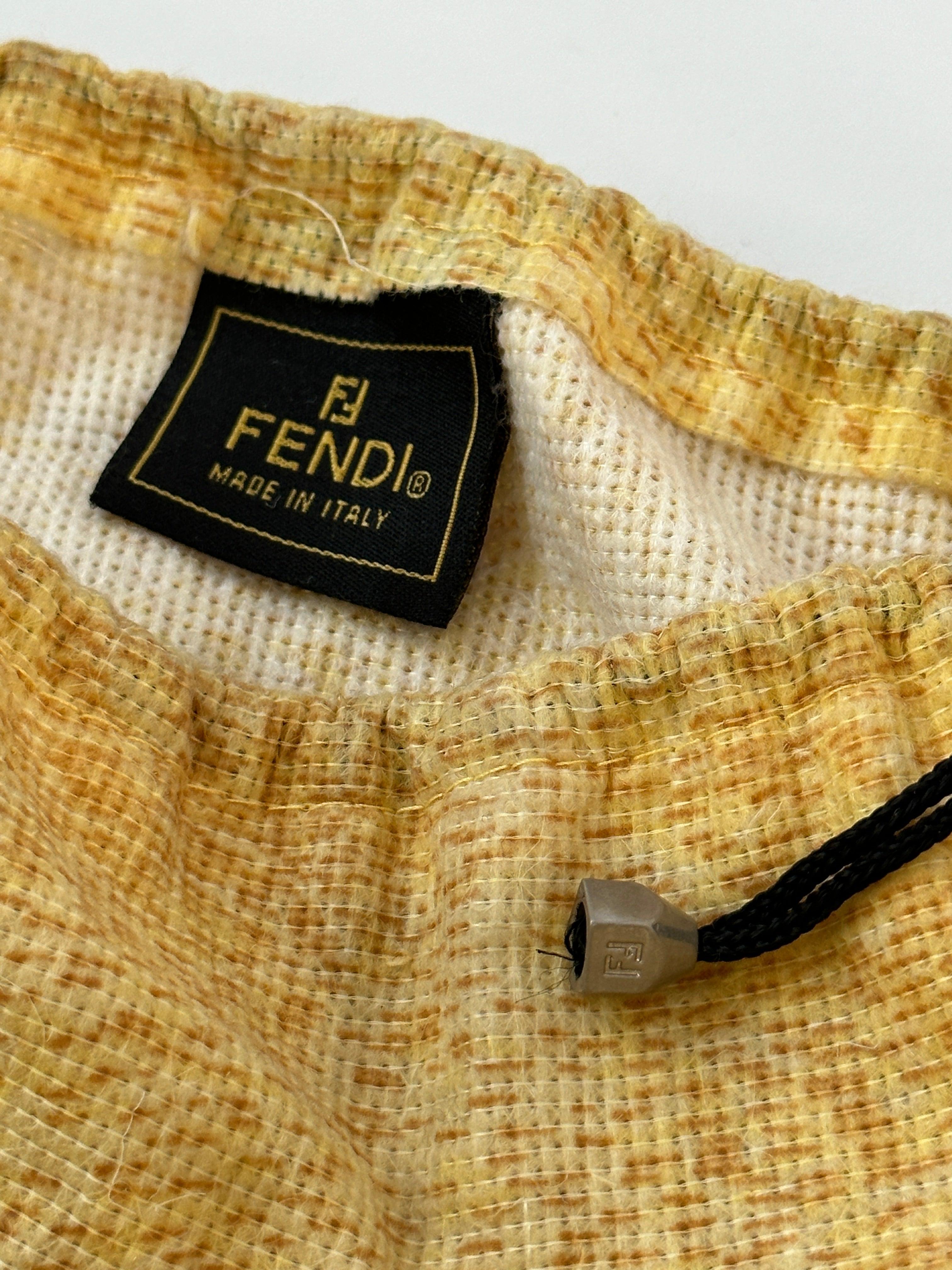 Fendi Zucca Canvas Tote Bag