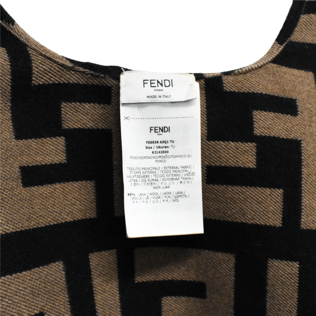 Fendi Zucca Cape
