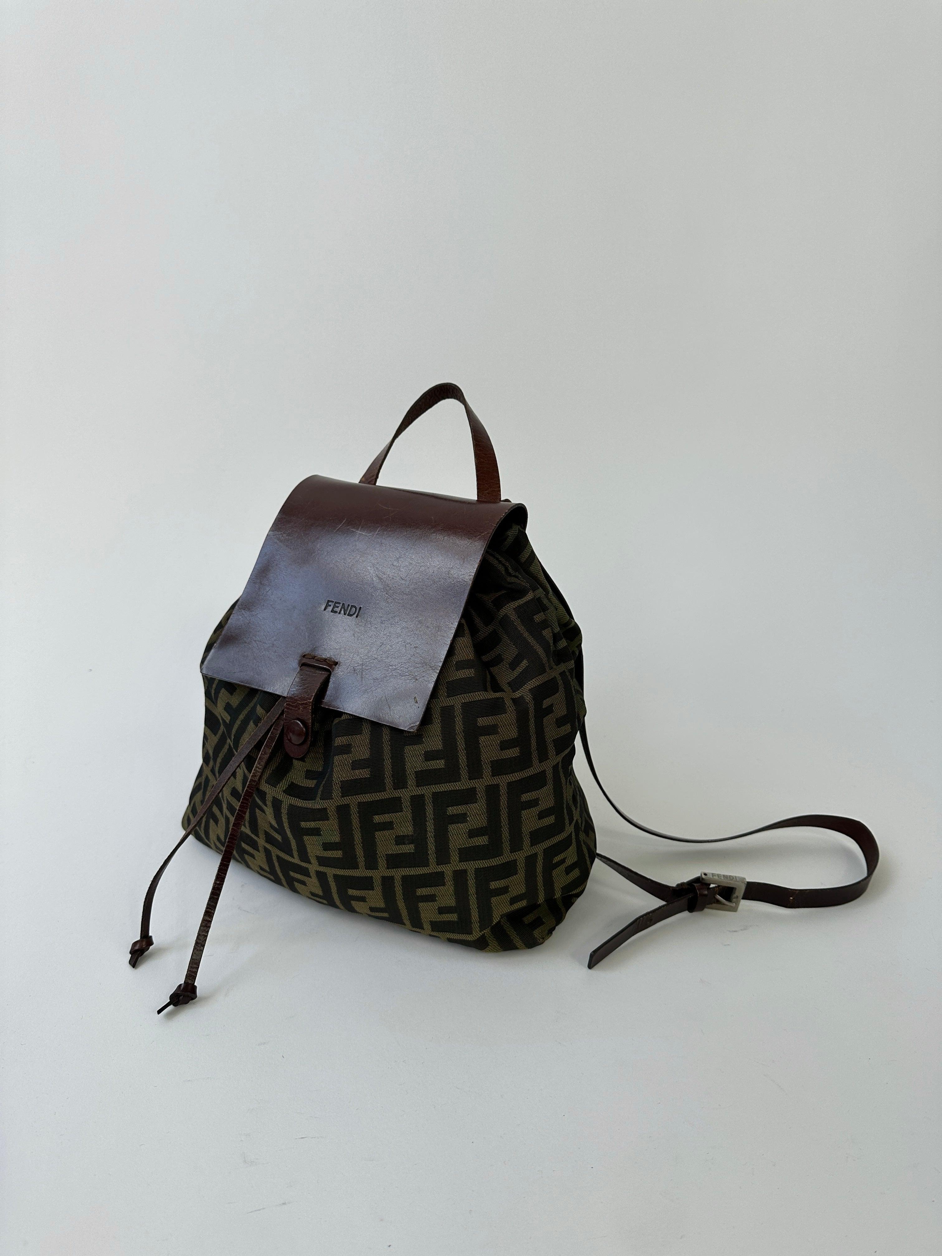 Fendi Zucca FF Monogram Rucksack