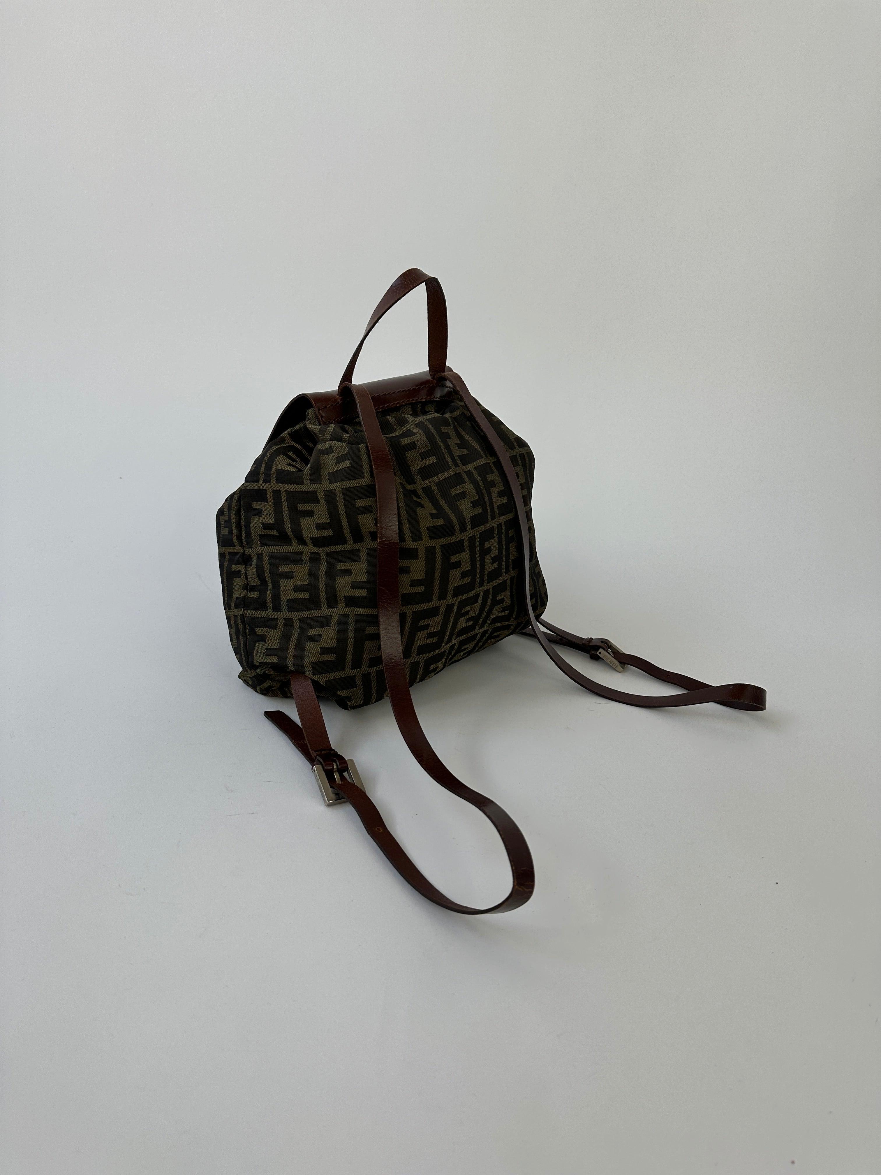 Fendi Zucca FF Monogram Rucksack
