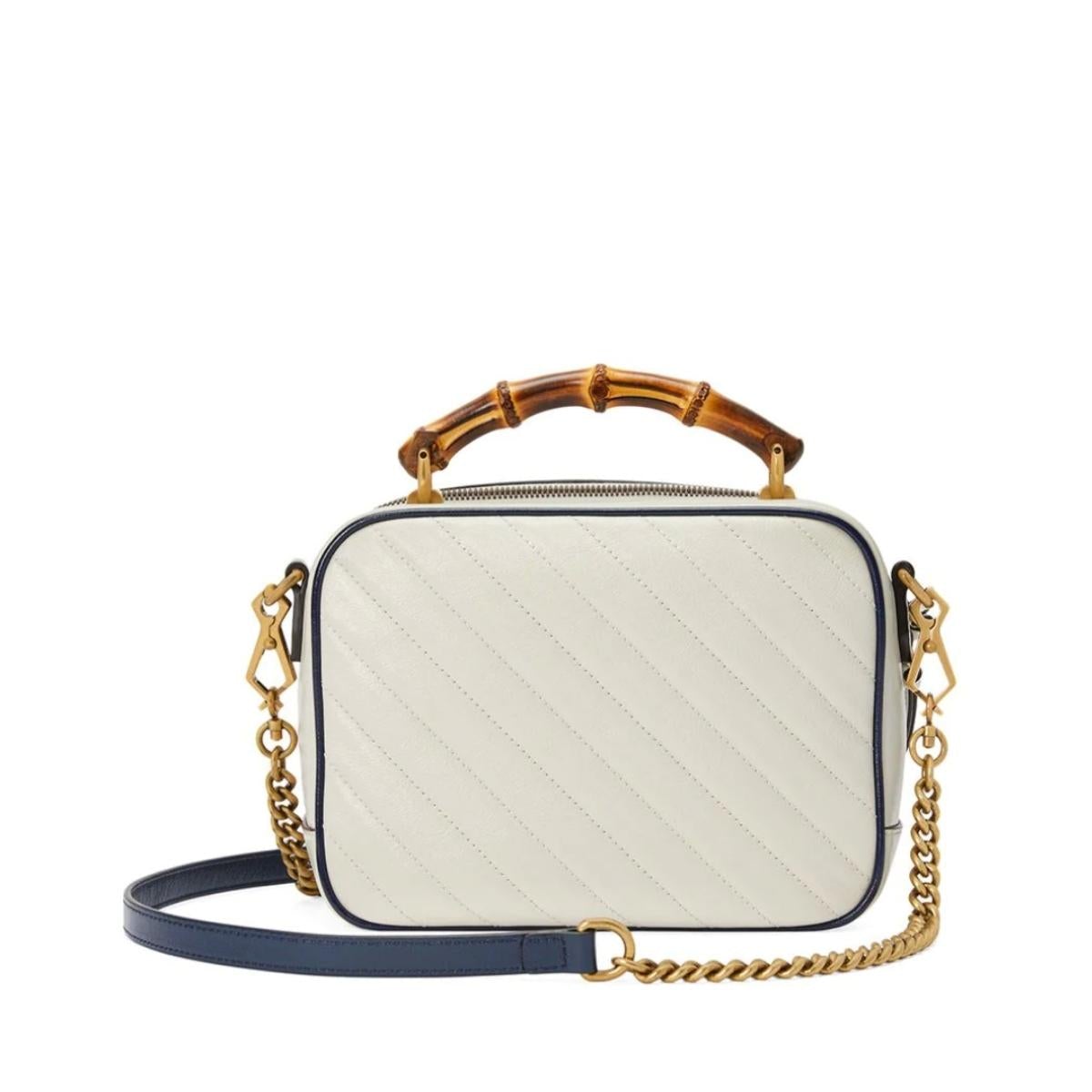 GG Marmont Small Matelassé Shoulder Bag with Bamboo Handle