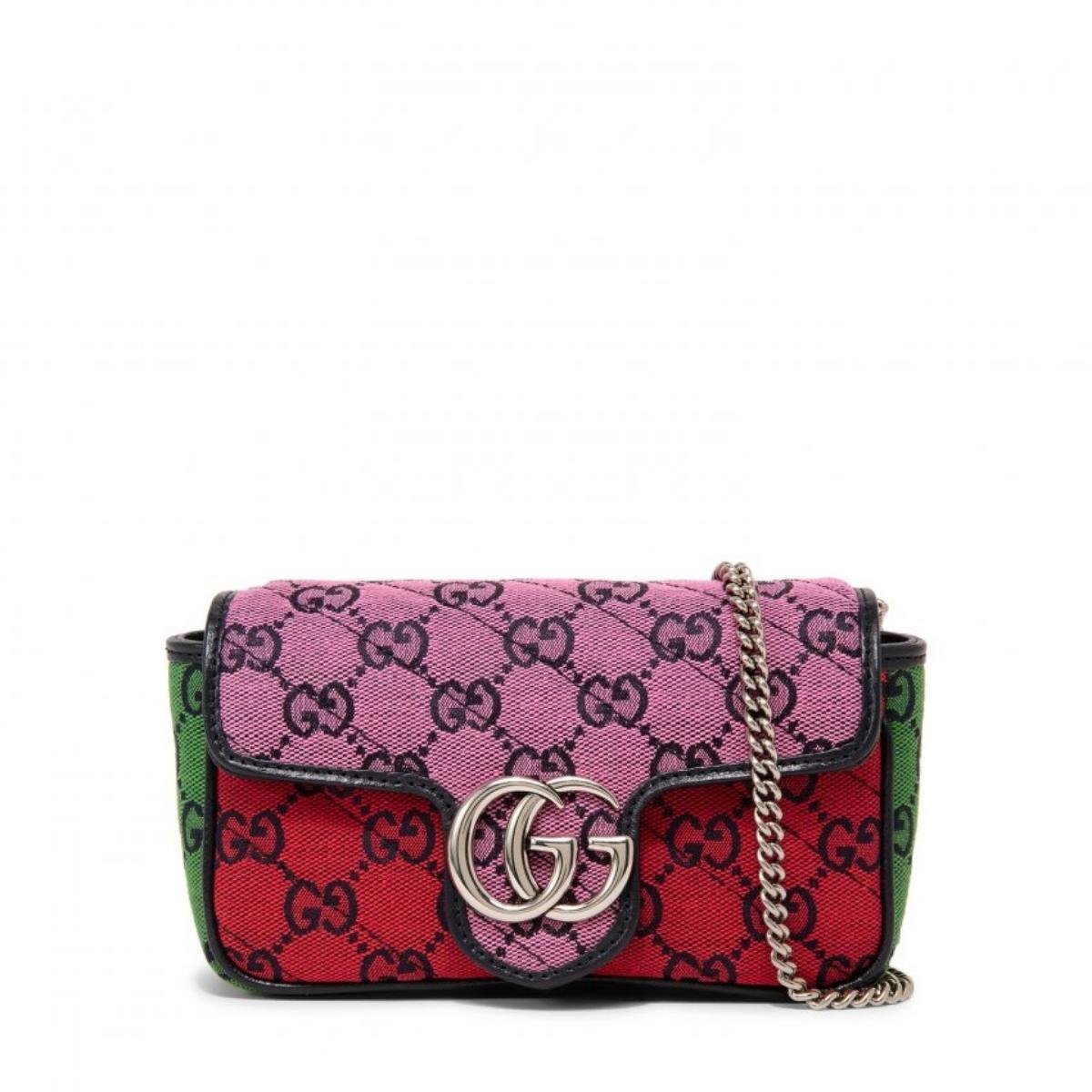GG Marmont Multicolour Super Mini Bag